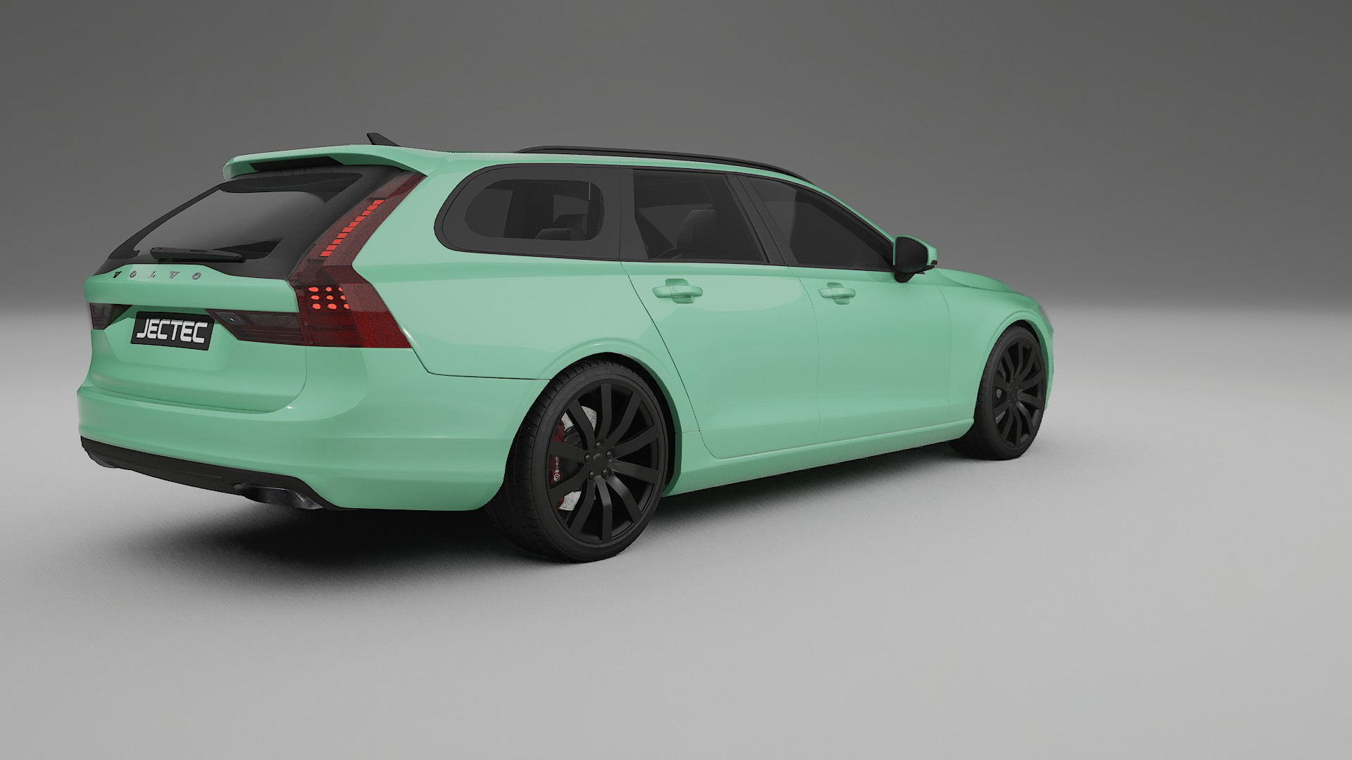 Volvo V90 P5 TPU Lackskyddsfilm | DUSTY Färgskiftande PPF – Komplett Förskuret Kit
