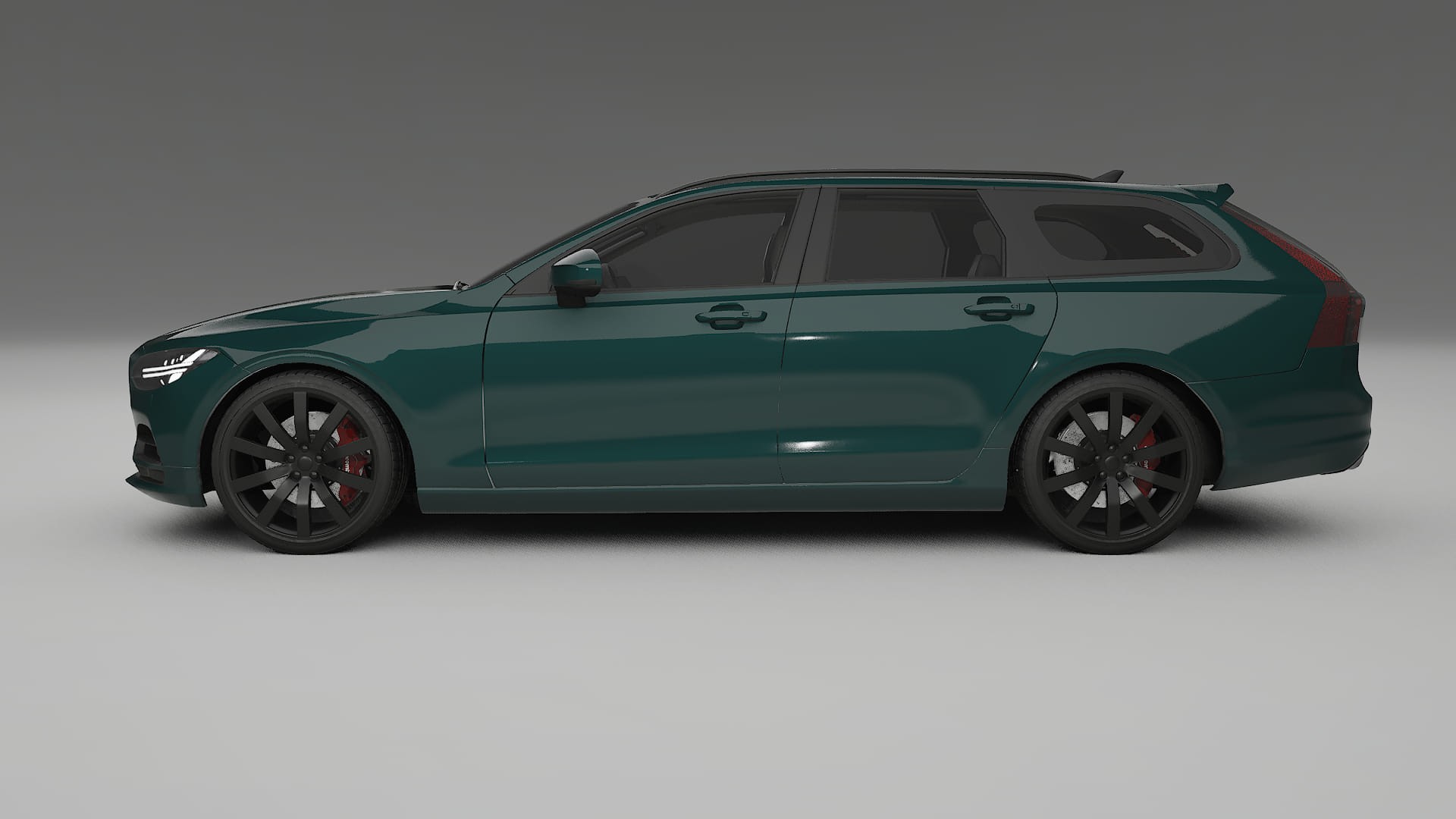 Volvo V90 P5 TPU Lackskyddsfilm | INFERNO Färgskiftande PPF – Komplett Förskuret Kit