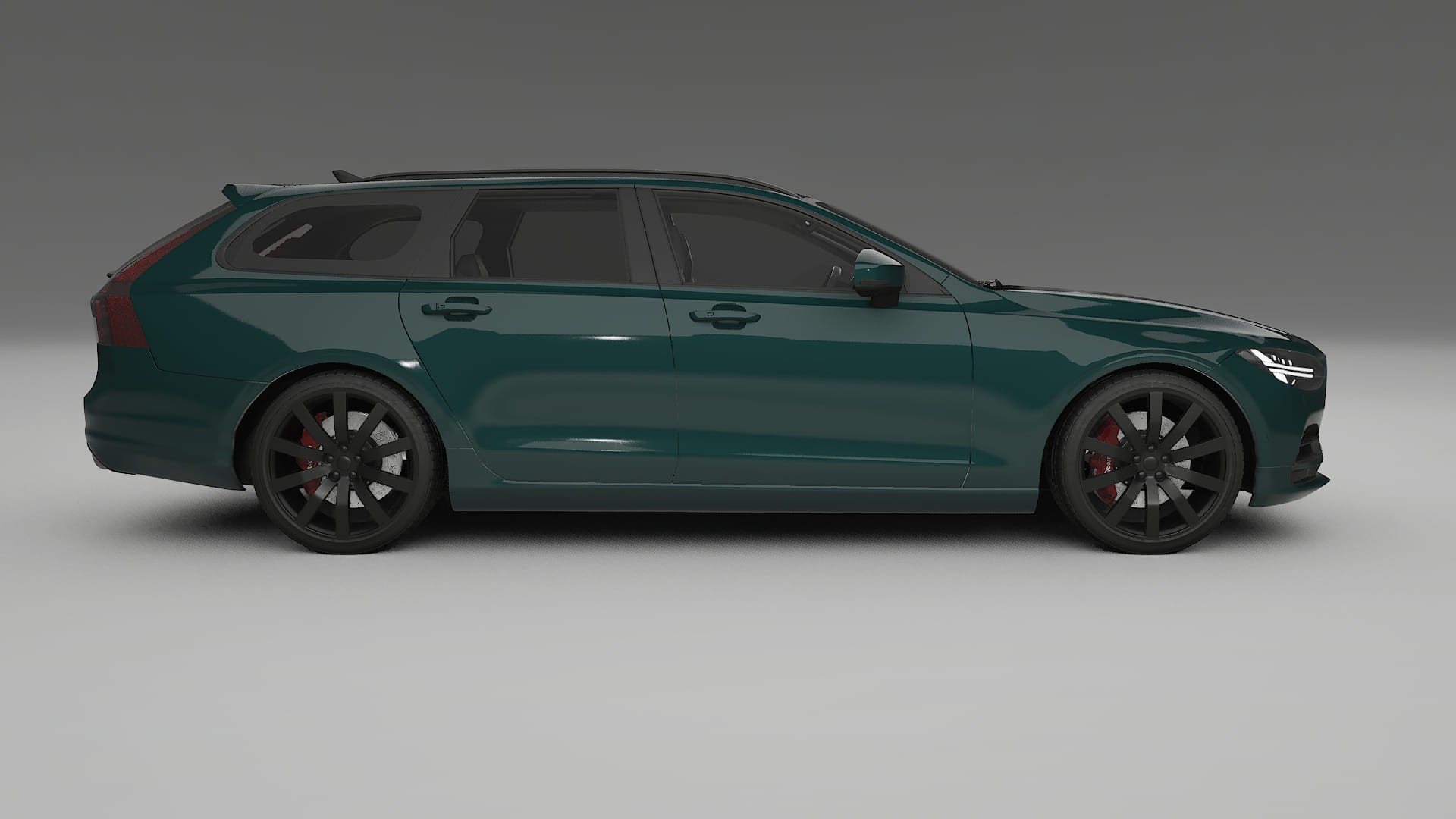 Volvo V90 P5 TPU Lackskyddsfilm | INFERNO Färgskiftande PPF – Komplett Förskuret Kit