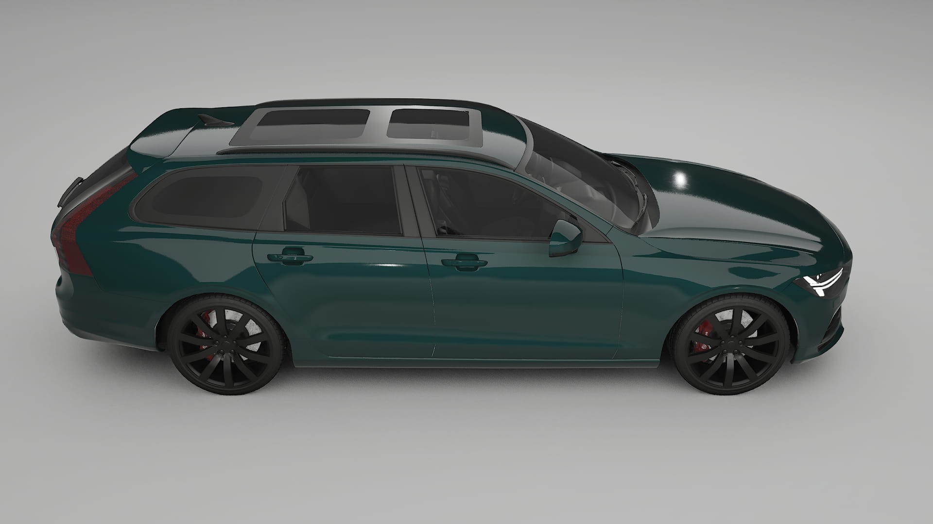 Volvo V90 P5 TPU Lackskyddsfilm | INFERNO Färgskiftande PPF – Komplett Förskuret Kit