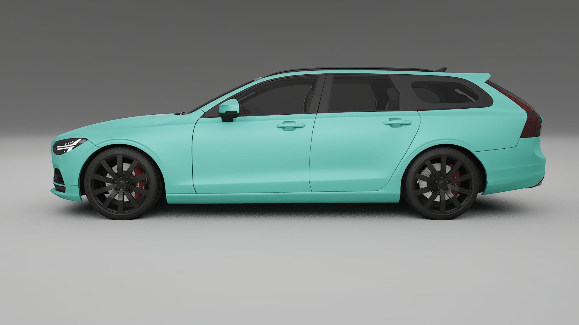 Volvo V90 P5 TPU Lackskyddsfilm | FROST Färgskiftande PPF – Komplett Förskuret Kit