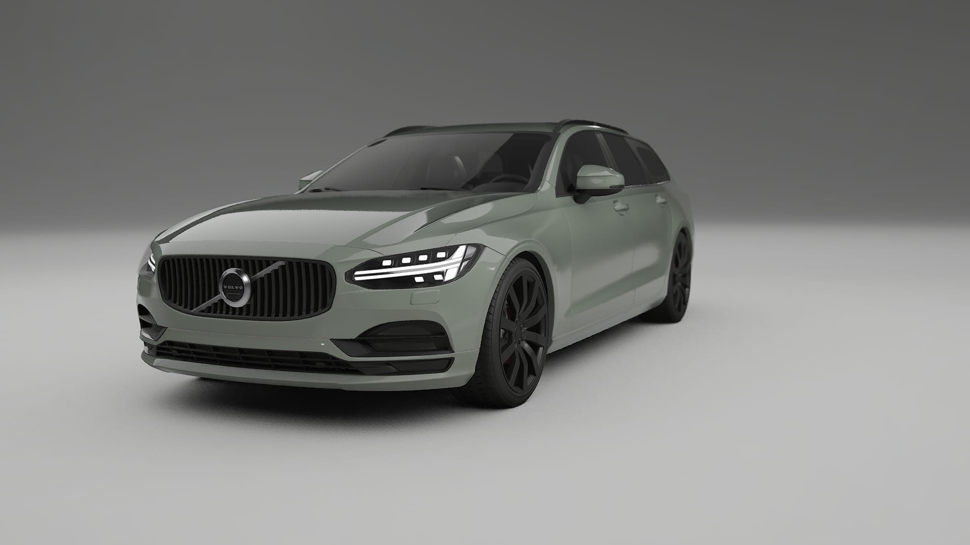 Volvo V90 P5 TPU Lackskyddsfilm | SLATE Färgskiftande PPF – Komplett Förskuret Kit