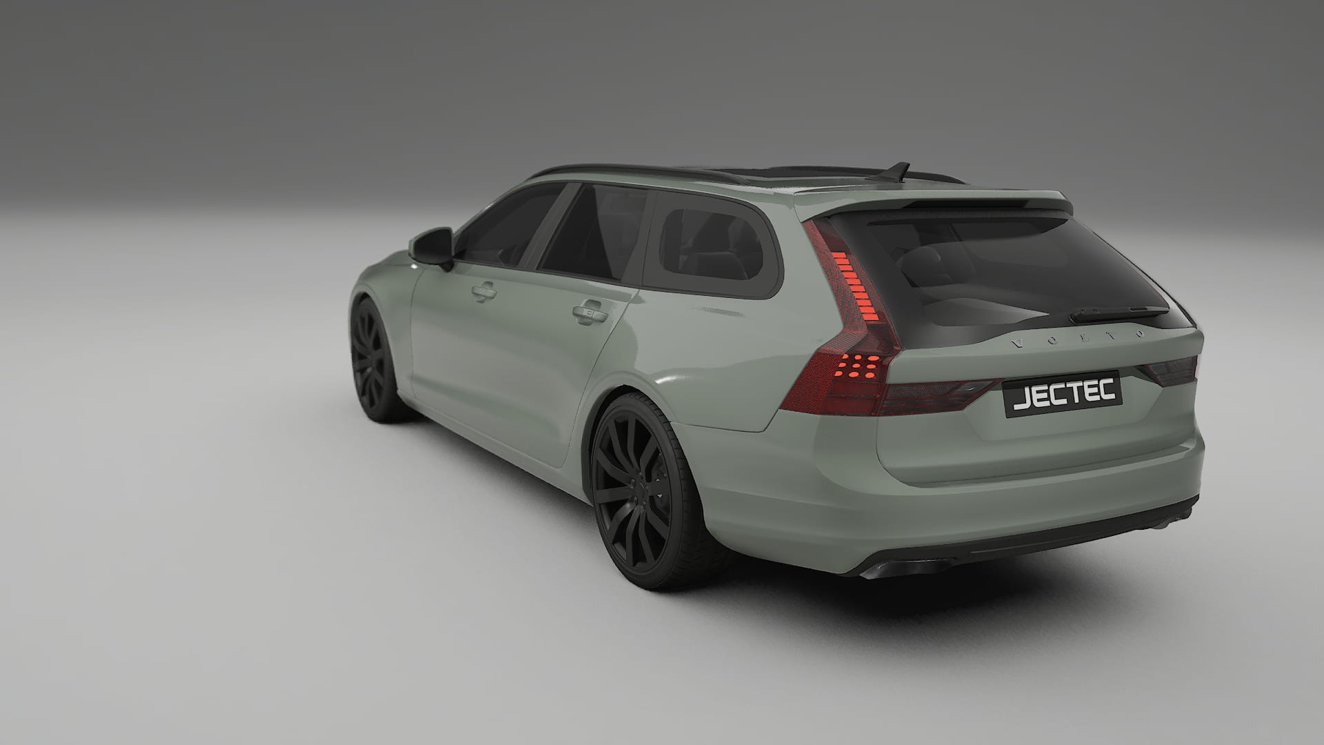 Volvo V90 P5 TPU Lackskyddsfilm | SLATE Färgskiftande PPF – Komplett Förskuret Kit