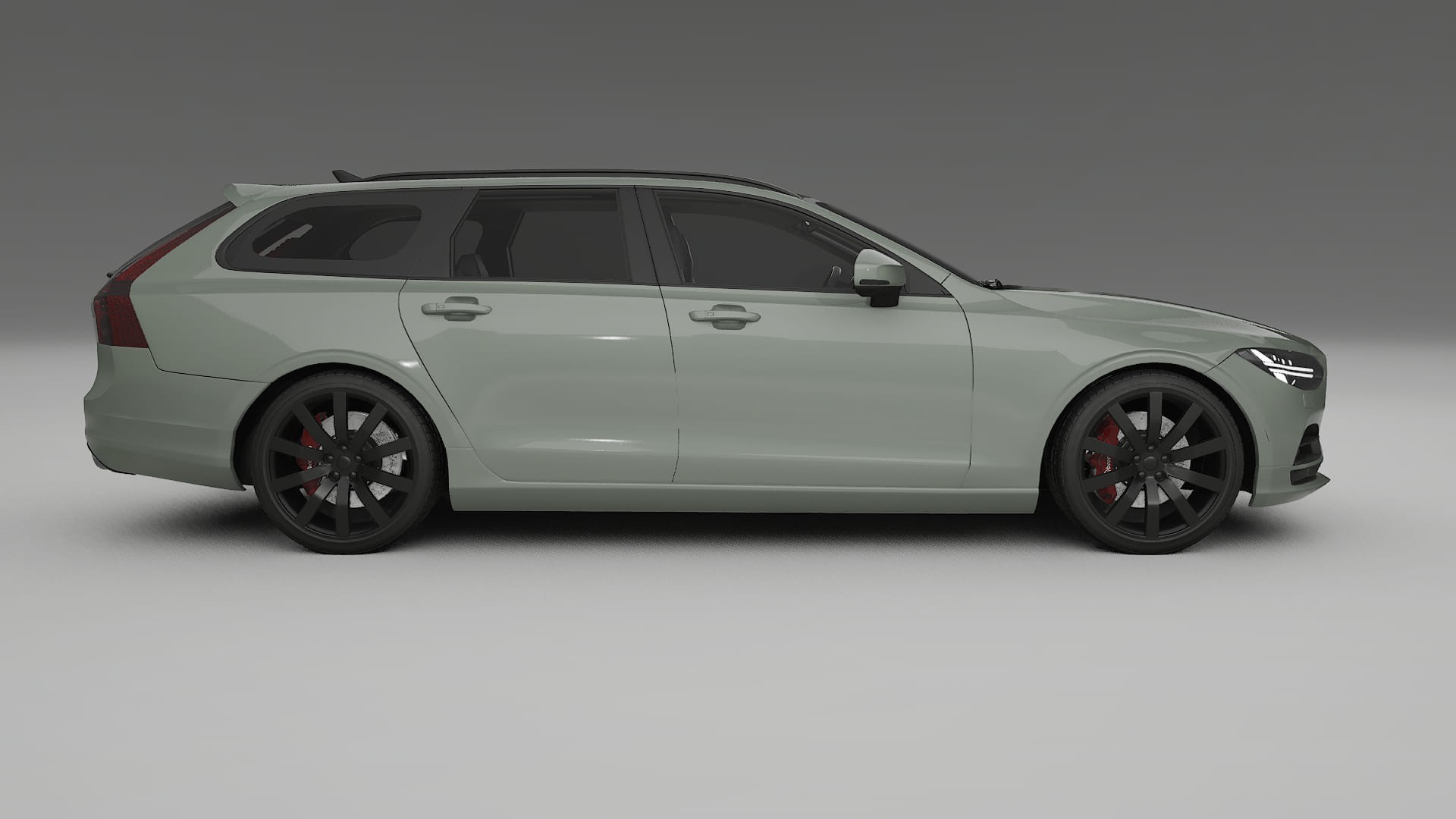 Volvo V90 P5 TPU Lackskyddsfilm | SLATE Färgskiftande PPF – Komplett Förskuret Kit