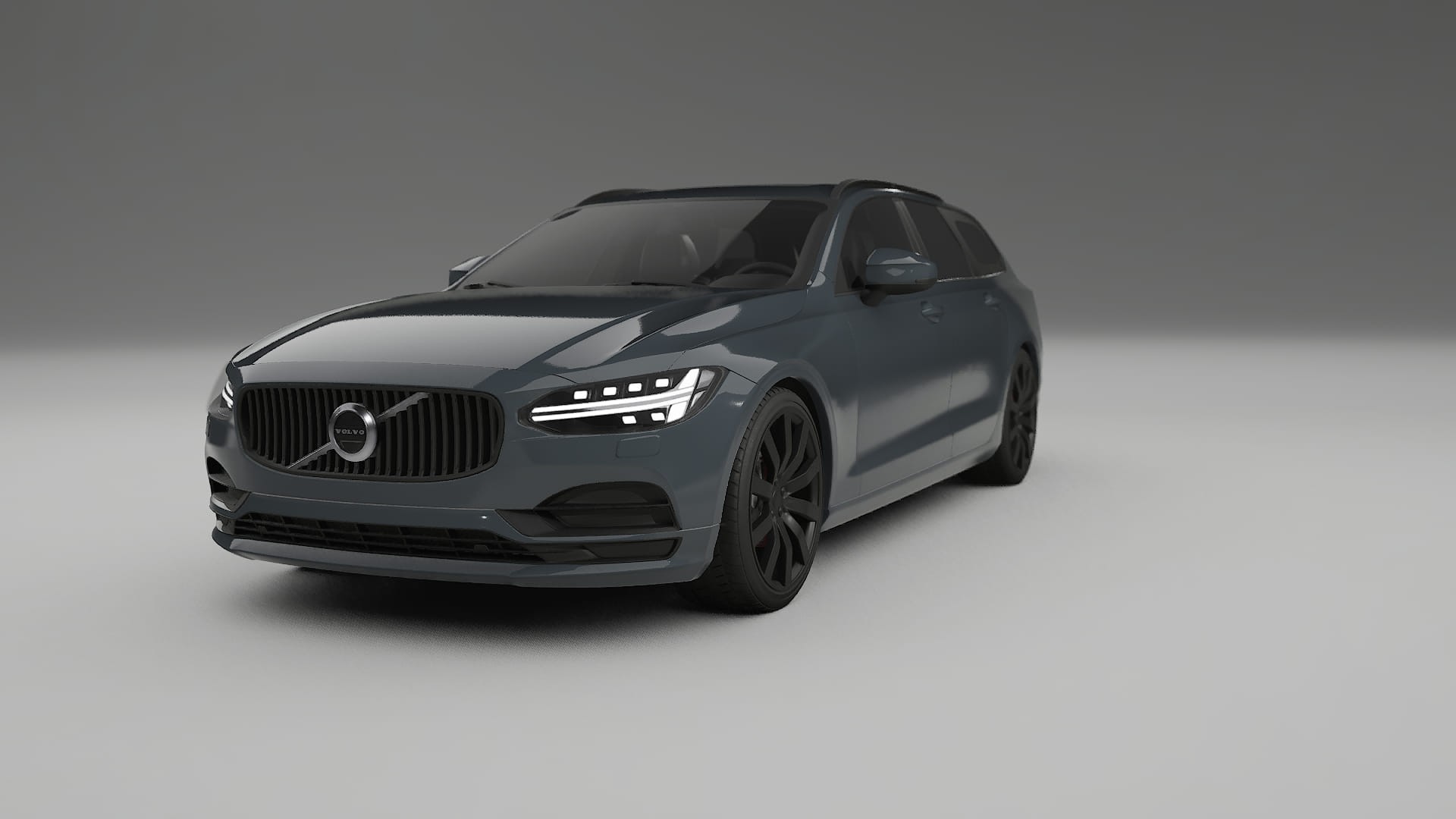Volvo V90 P5 TPU Lackskyddsfilm | GRANITE Färgskiftande PPF – Komplett Förskuret Kit