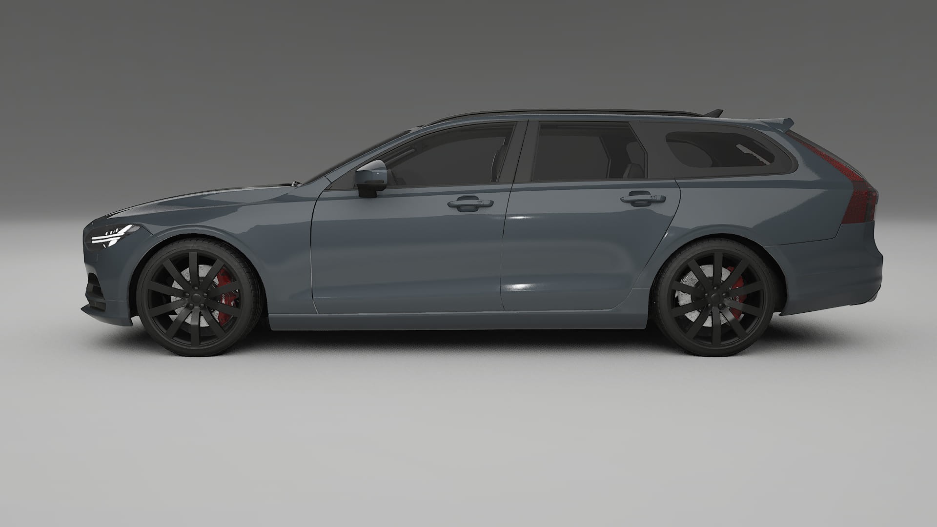 Volvo V90 P5 TPU Lackskyddsfilm | GRANITE Färgskiftande PPF – Komplett Förskuret Kit