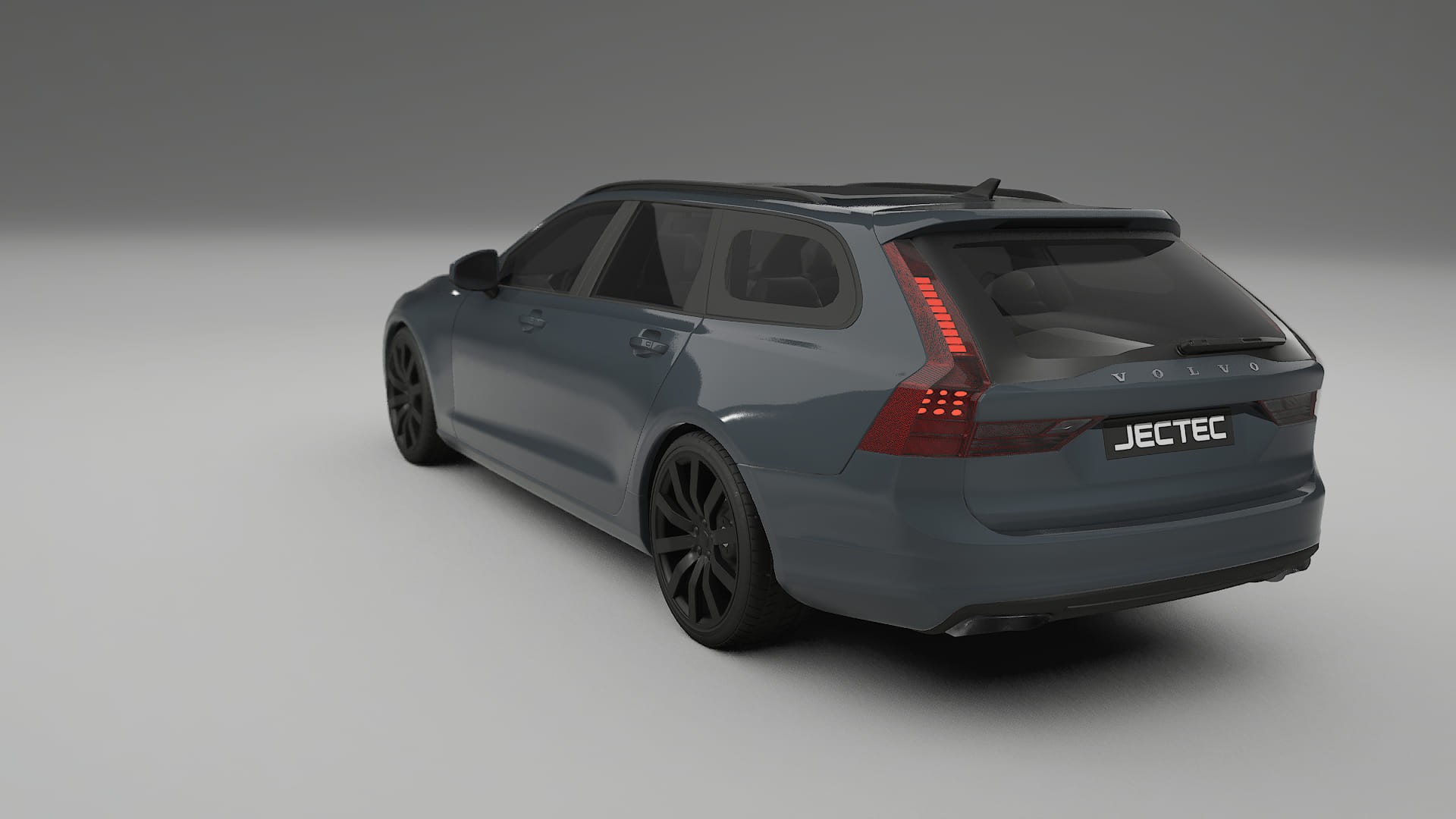 Volvo V90 P5 TPU Lackskyddsfilm | GRANITE Färgskiftande PPF – Komplett Förskuret Kit