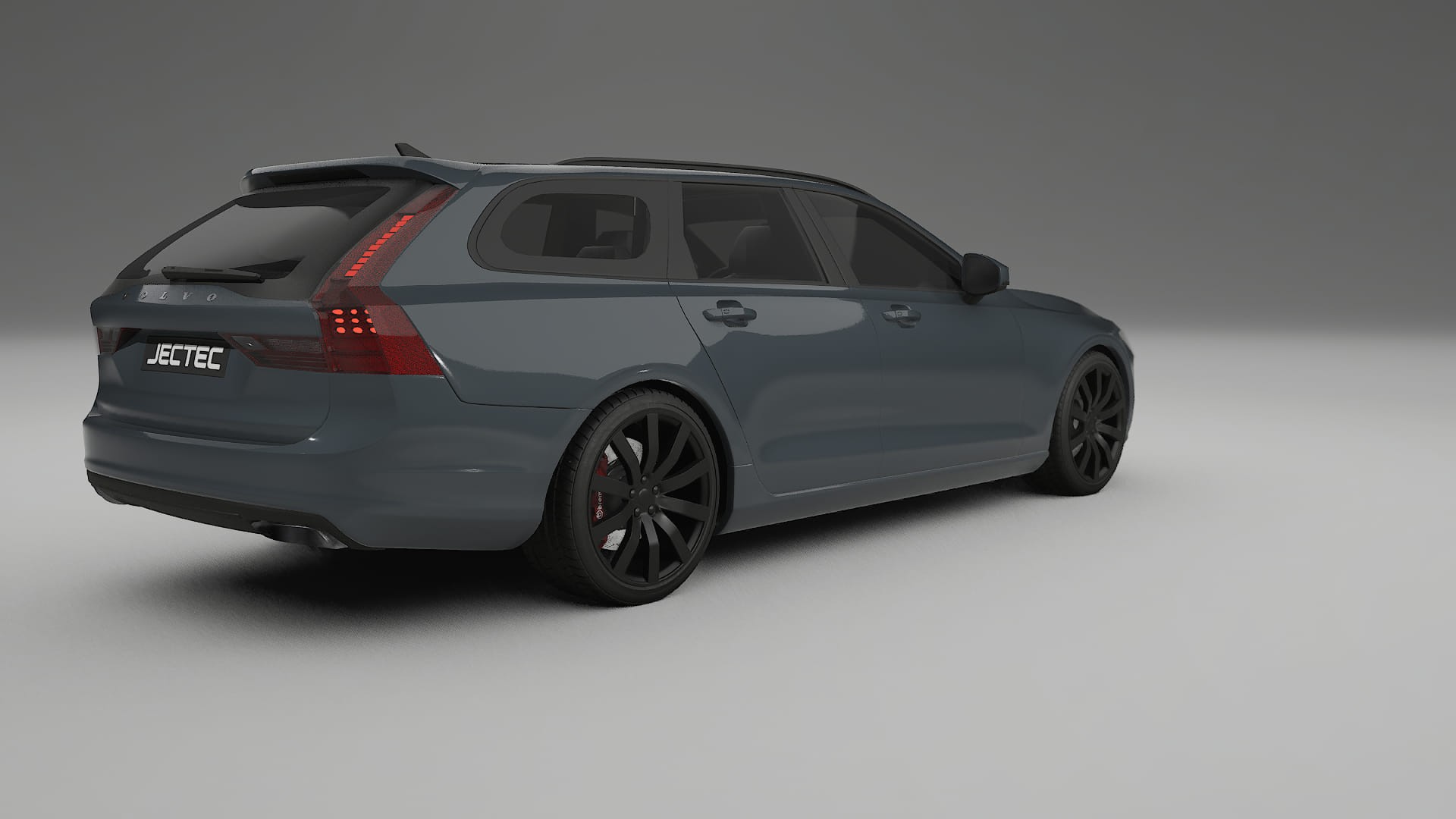Volvo V90 P5 TPU Lackskyddsfilm | GRANITE Färgskiftande PPF – Komplett Förskuret Kit