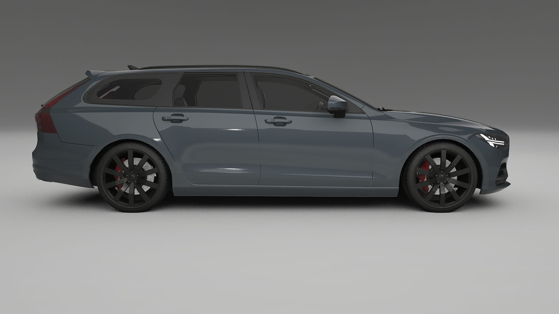 Volvo V90 P5 TPU Lackskyddsfilm | GRANITE Färgskiftande PPF – Komplett Förskuret Kit