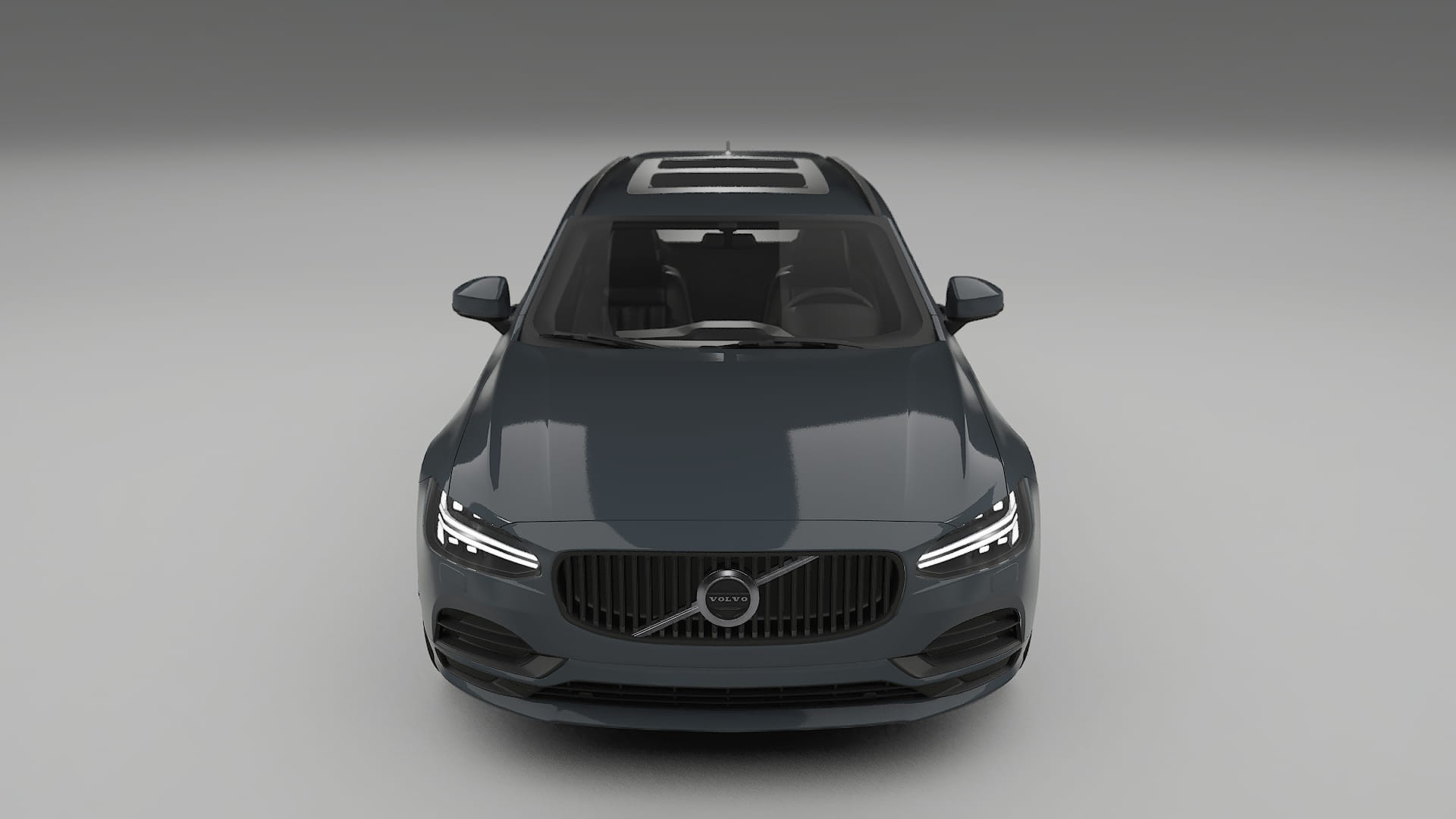Volvo V90 P5 TPU Lackskyddsfilm | GRANITE Färgskiftande PPF – Komplett Förskuret Kit