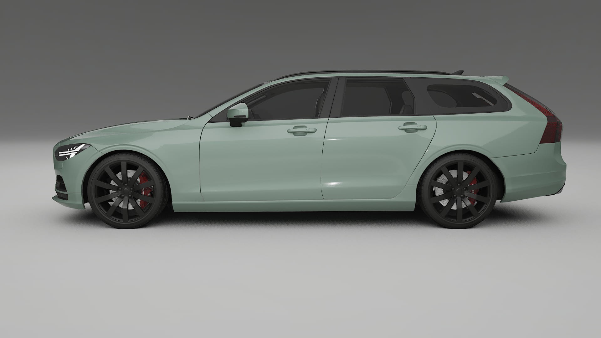 Volvo V90 P5 TPU Lackskyddsfilm | CINDER Färgskiftande PPF – Komplett Förskuret Kit