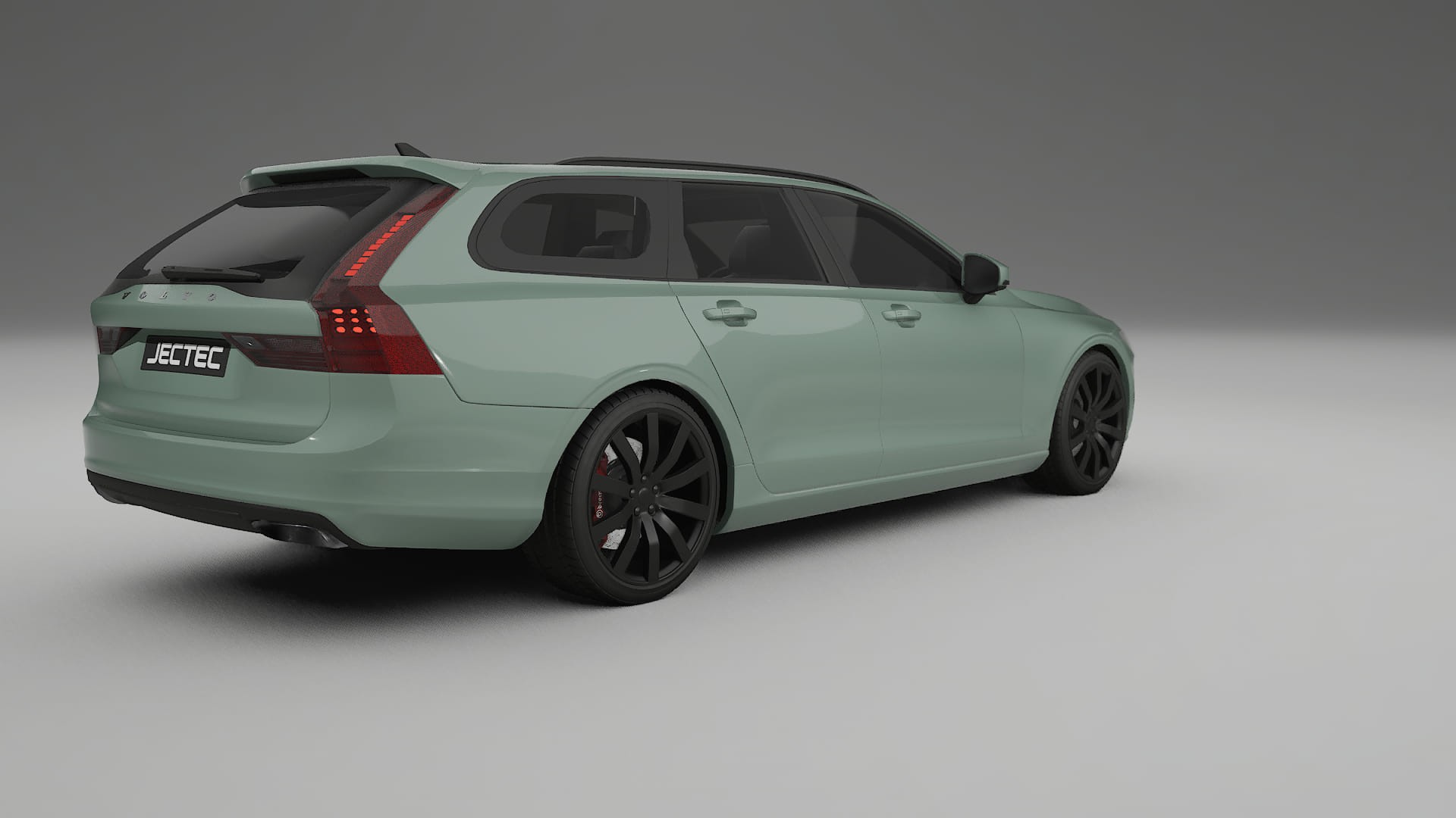 Volvo V90 P5 TPU Lackskyddsfilm | CINDER Färgskiftande PPF – Komplett Förskuret Kit