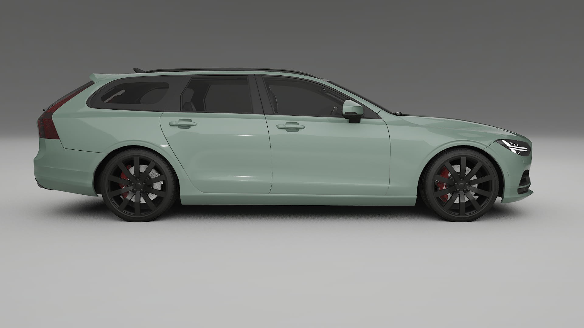 Volvo V90 P5 TPU Lackskyddsfilm | CINDER Färgskiftande PPF – Komplett Förskuret Kit