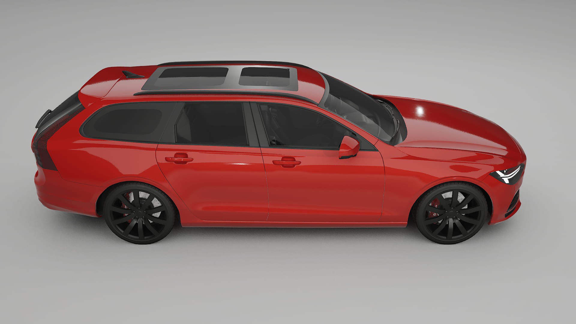 Volvo V90 P5 TPU Lackskyddsfilm | BLAZE Färgskiftande PPF – Komplett Förskuret Kit