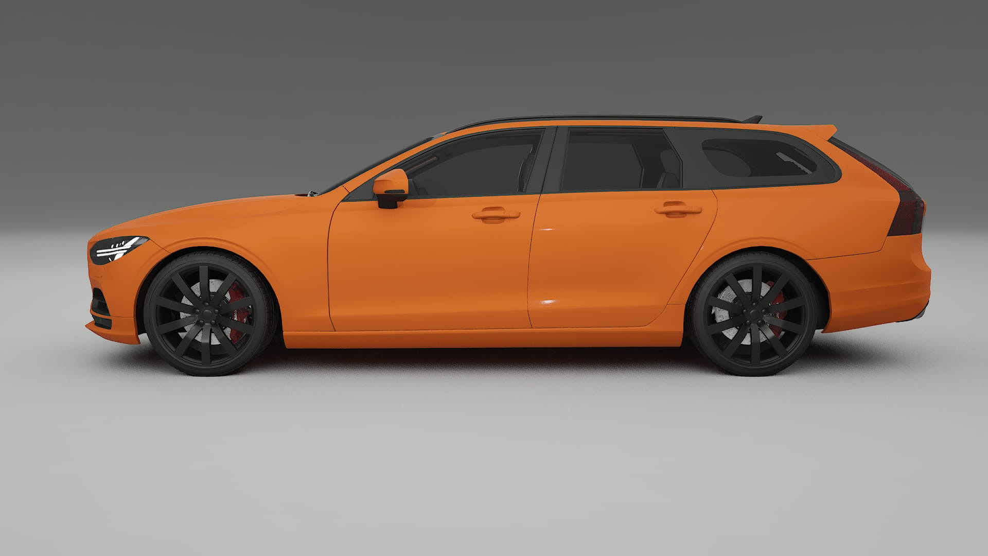 Volvo V90 P5 TPU Lackskyddsfilm | ROCKET Färgskiftande PPF – Komplett Förskuret Kit