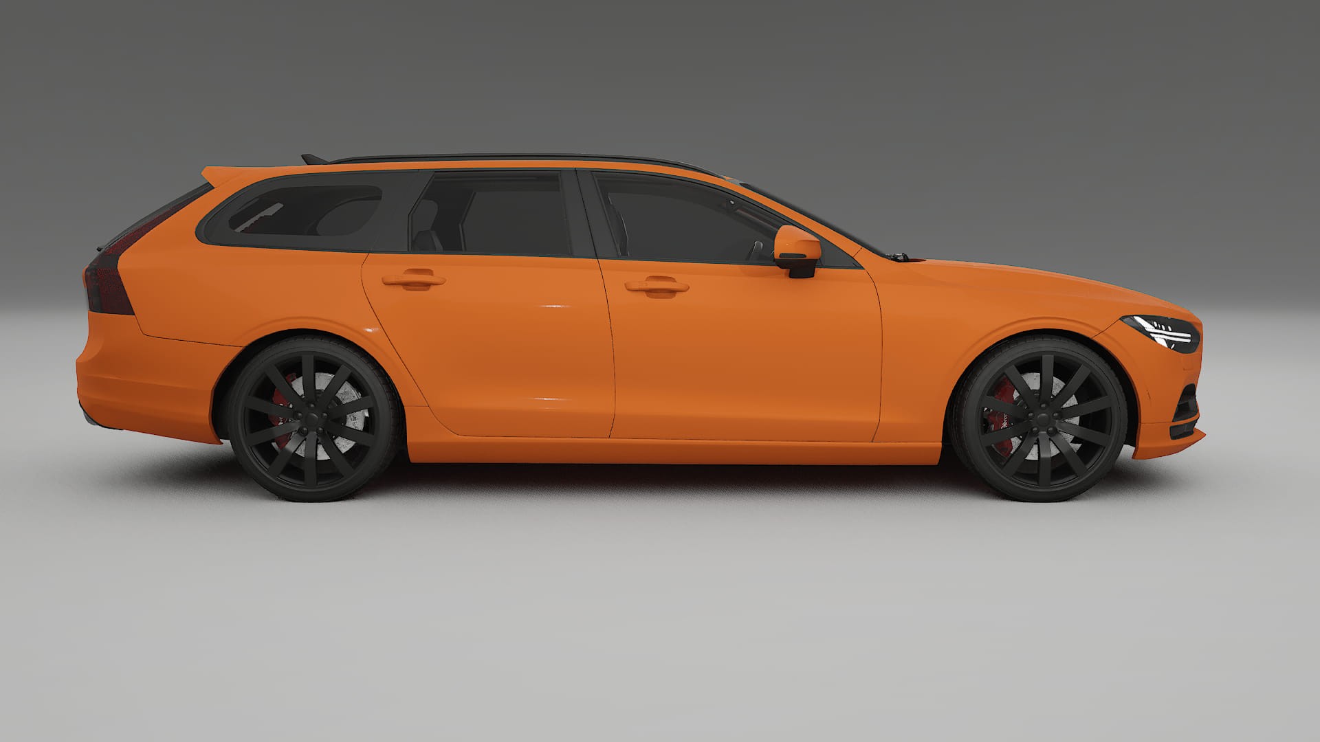 Volvo V90 P5 TPU Lackskyddsfilm | ROCKET Färgskiftande PPF – Komplett Förskuret Kit