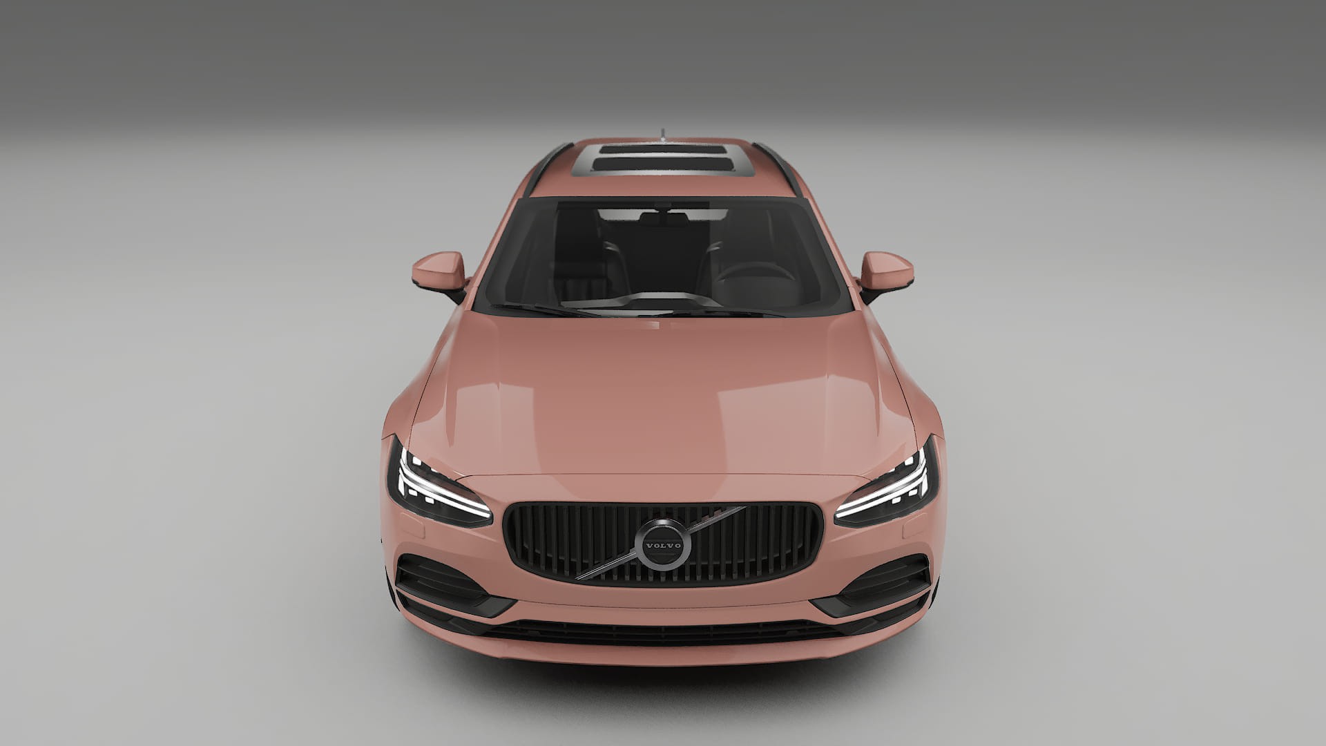 Volvo V90 P5 TPU Lackskyddsfilm | BLUSH Färgskiftande PPF – Komplett Förskuret Kit