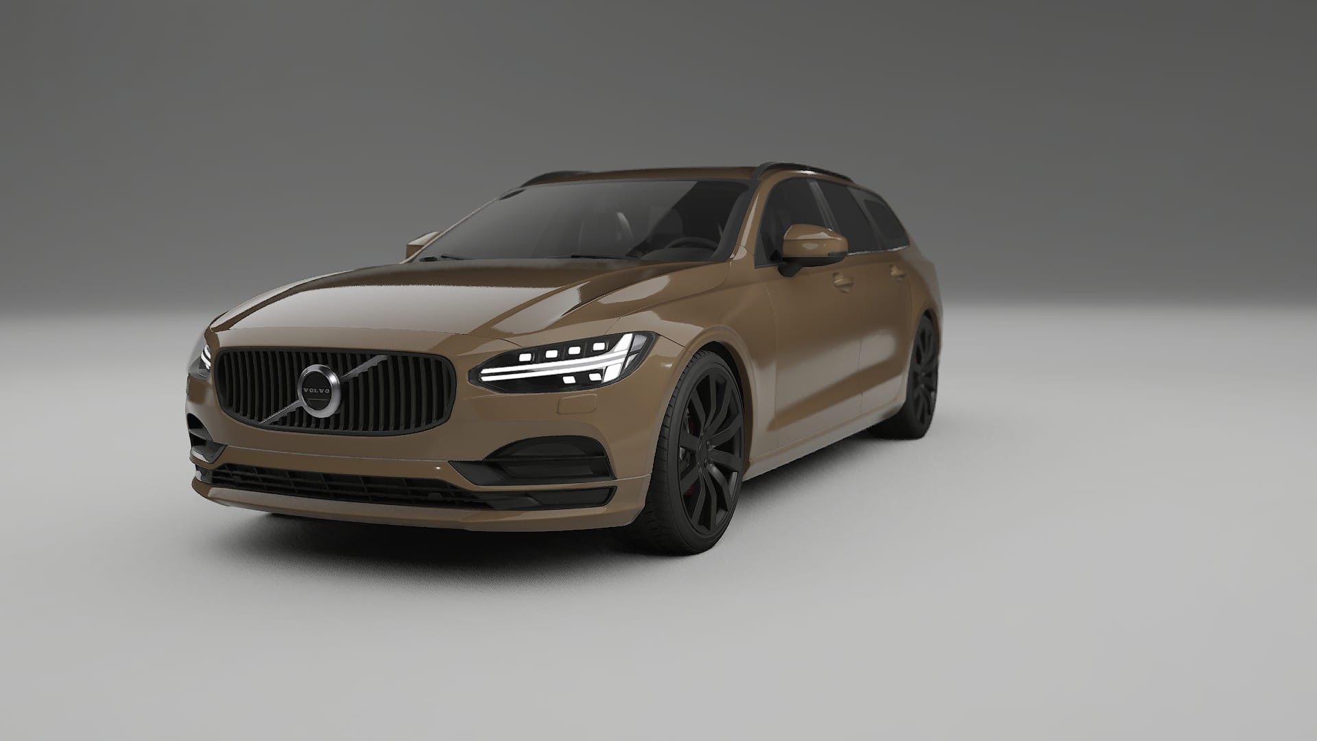 Volvo V90 P5 TPU Lackskyddsfilm | SAHARA Färgskiftande PPF – Komplett Förskuret Kit