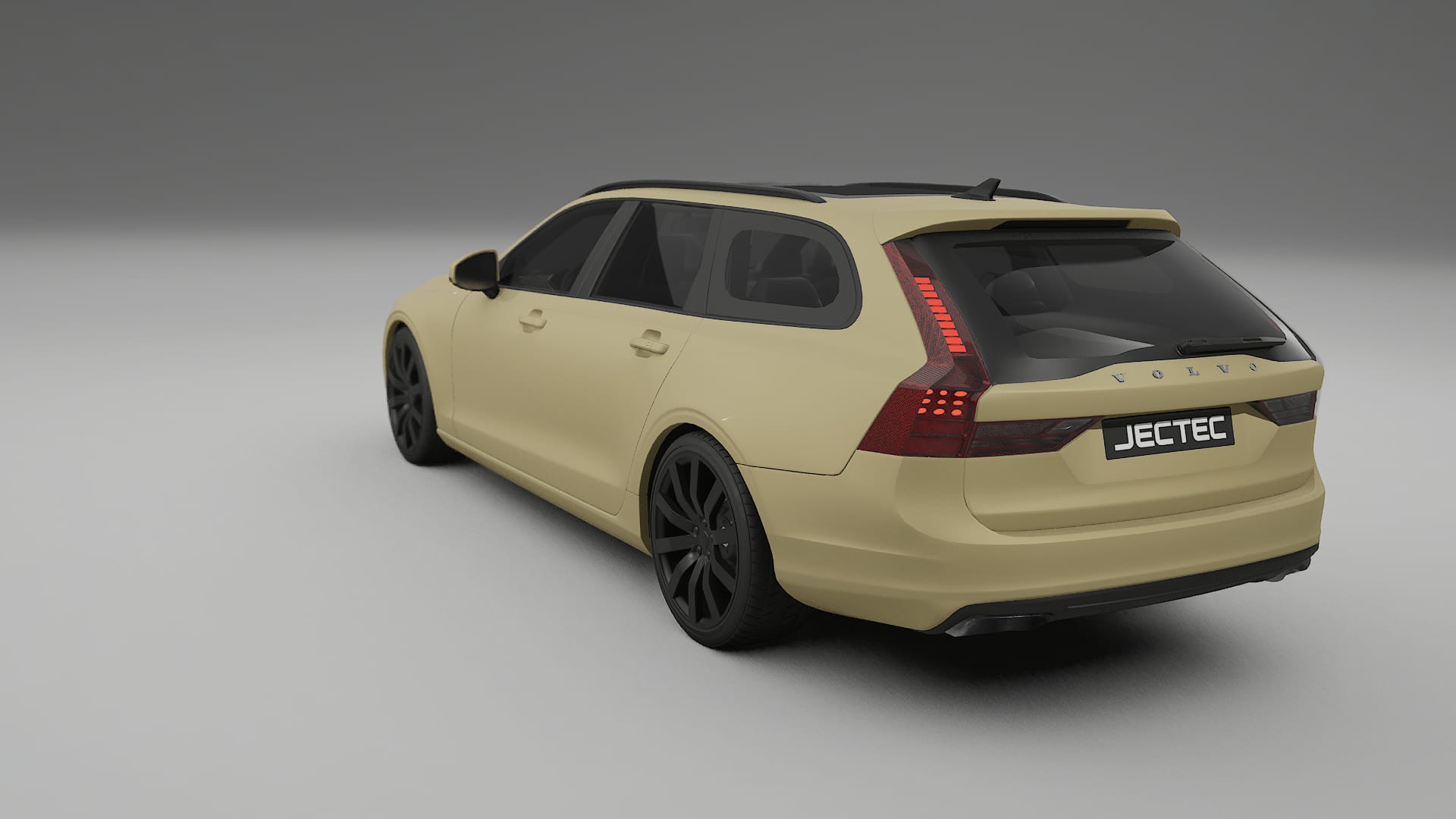 Volvo V90 P5 TPU Lackskyddsfilm | SAND Färgskiftande PPF – Komplett Förskuret Kit