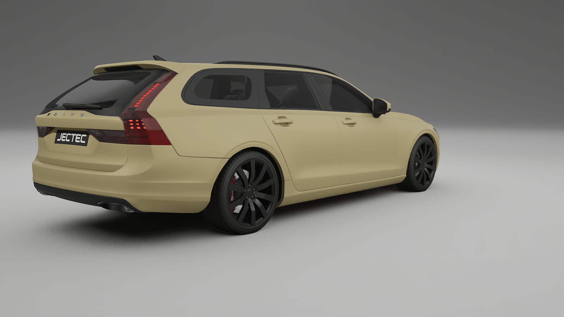 Volvo V90 P5 TPU Lackskyddsfilm | SAND Färgskiftande PPF – Komplett Förskuret Kit