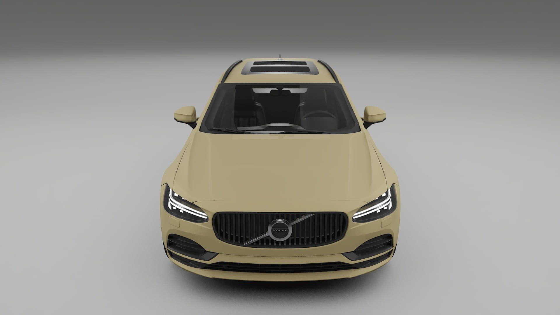 Volvo V90 P5 TPU Lackskyddsfilm | SAND Färgskiftande PPF – Komplett Förskuret Kit