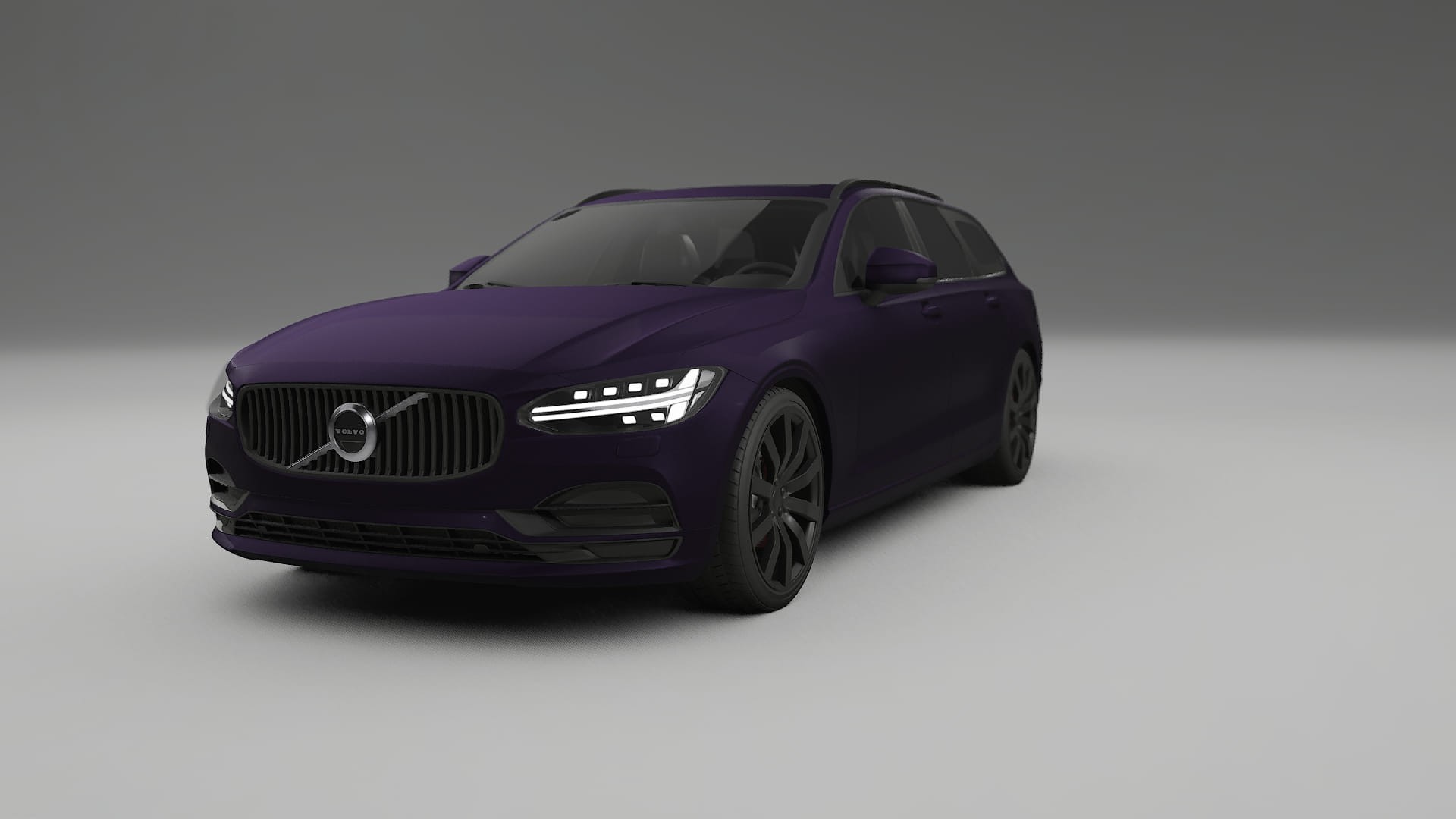 Volvo V90 P5 TPU Lackskyddsfilm | VIOLET Färgskiftande PPF – Komplett Förskuret Kit