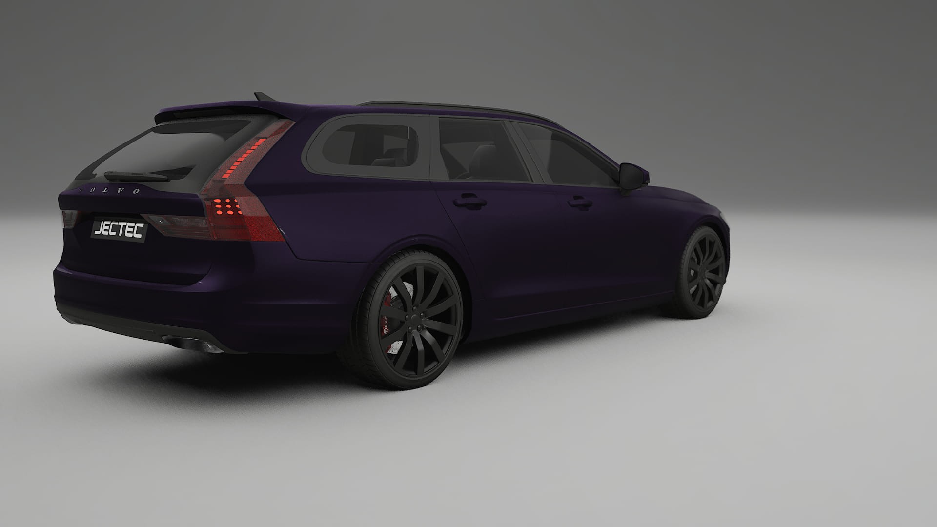 Volvo V90 P5 TPU Lackskyddsfilm | VIOLET Färgskiftande PPF – Komplett Förskuret Kit