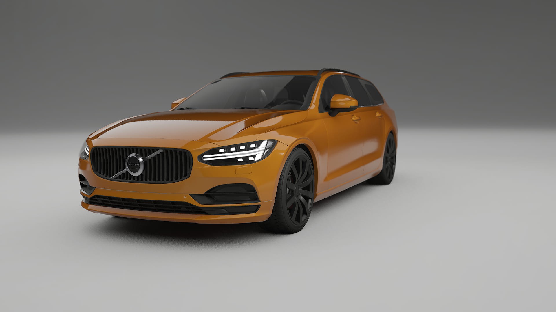 Volvo V90 P5 TPU Lackskyddsfilm | DAISY Färgskiftande PPF – Komplett Förskuret Kit