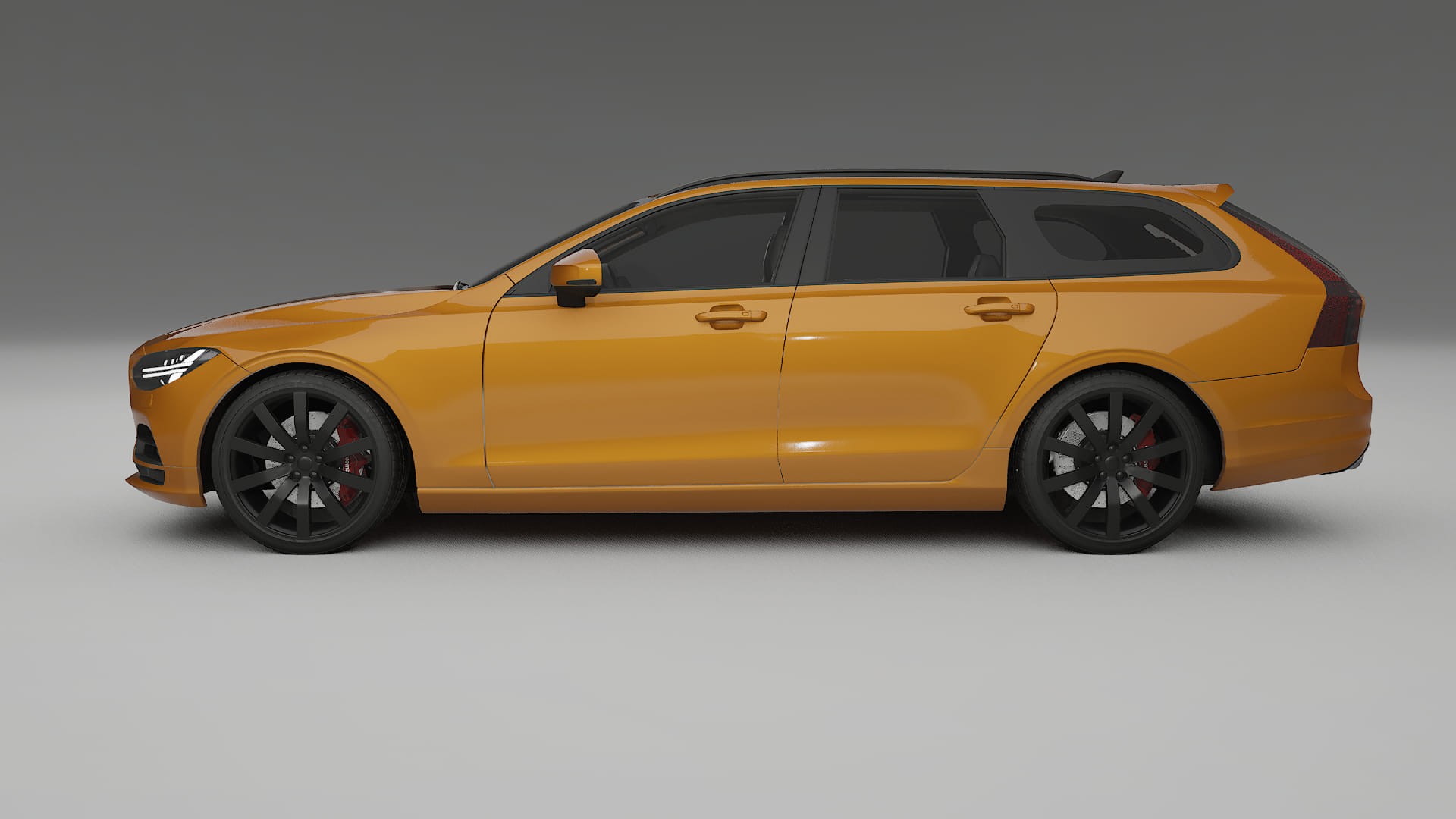 Volvo V90 P5 TPU Lackskyddsfilm | DAISY Färgskiftande PPF – Komplett Förskuret Kit