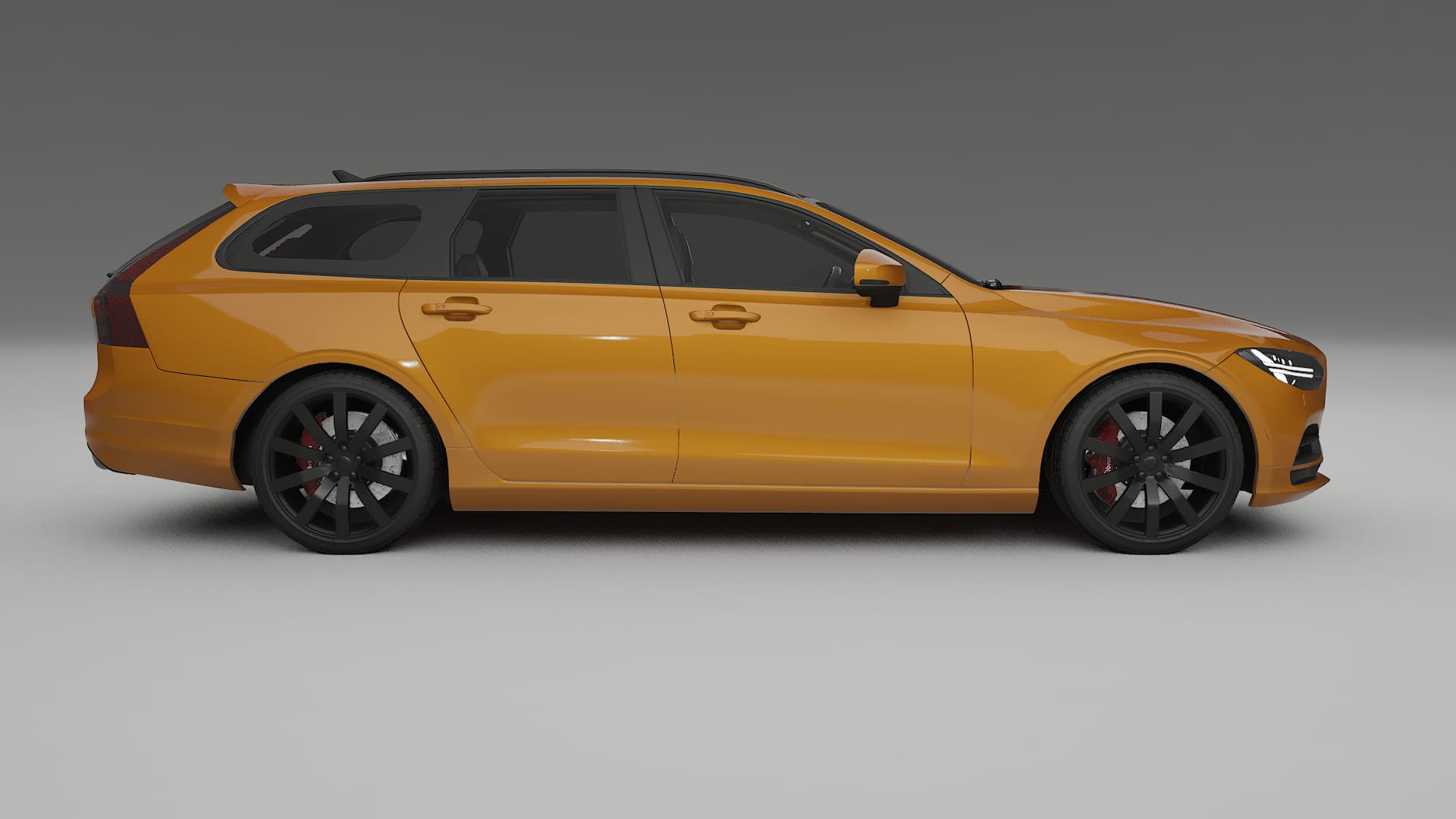 Volvo V90 P5 TPU Lackskyddsfilm | DAISY Färgskiftande PPF – Komplett Förskuret Kit