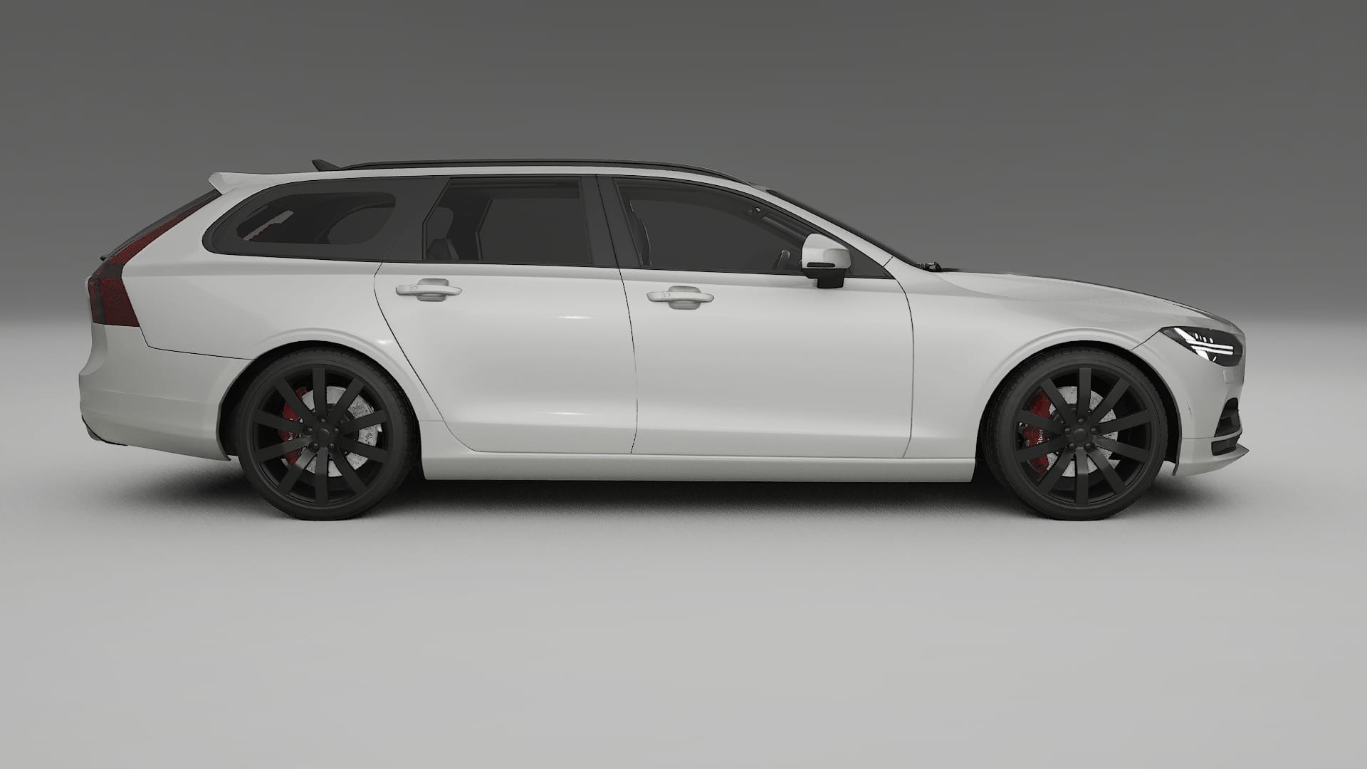 Volvo V90 P5 TPU Lackskyddsfilm | PEARL Färgskiftande PPF – Komplett Förskuret Kit