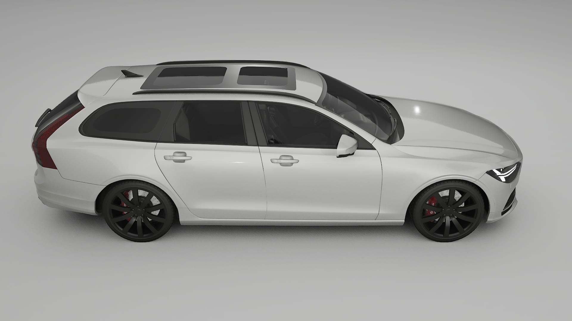 Volvo V90 P5 TPU Lackskyddsfilm | PEARL Färgskiftande PPF – Komplett Förskuret Kit
