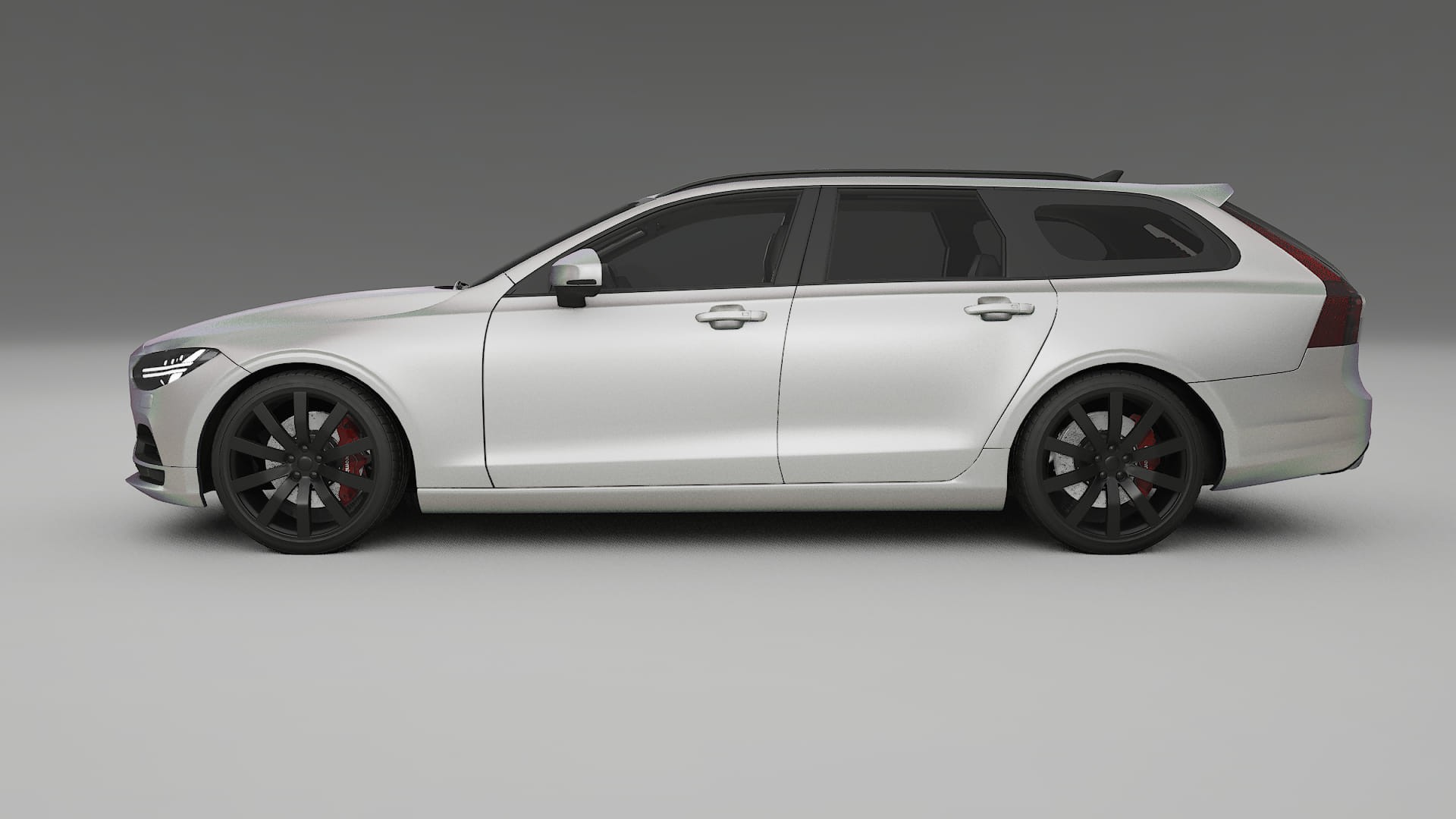 Volvo V90 P5 TPU Lackskyddsfilm | NEBULA Färgskiftande PPF – Komplett Förskuret Kit