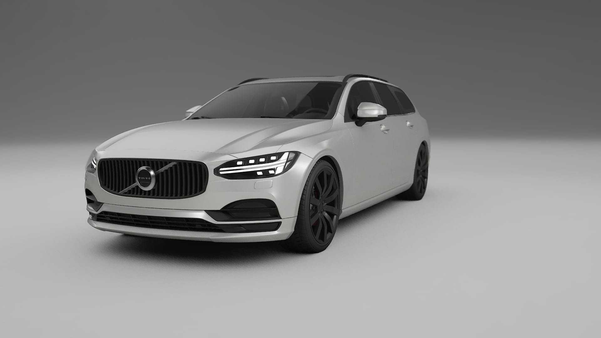 Volvo V90 P5 TPU Lackskyddsfilm | OPAL Färgskiftande PPF – Komplett Förskuret Kit