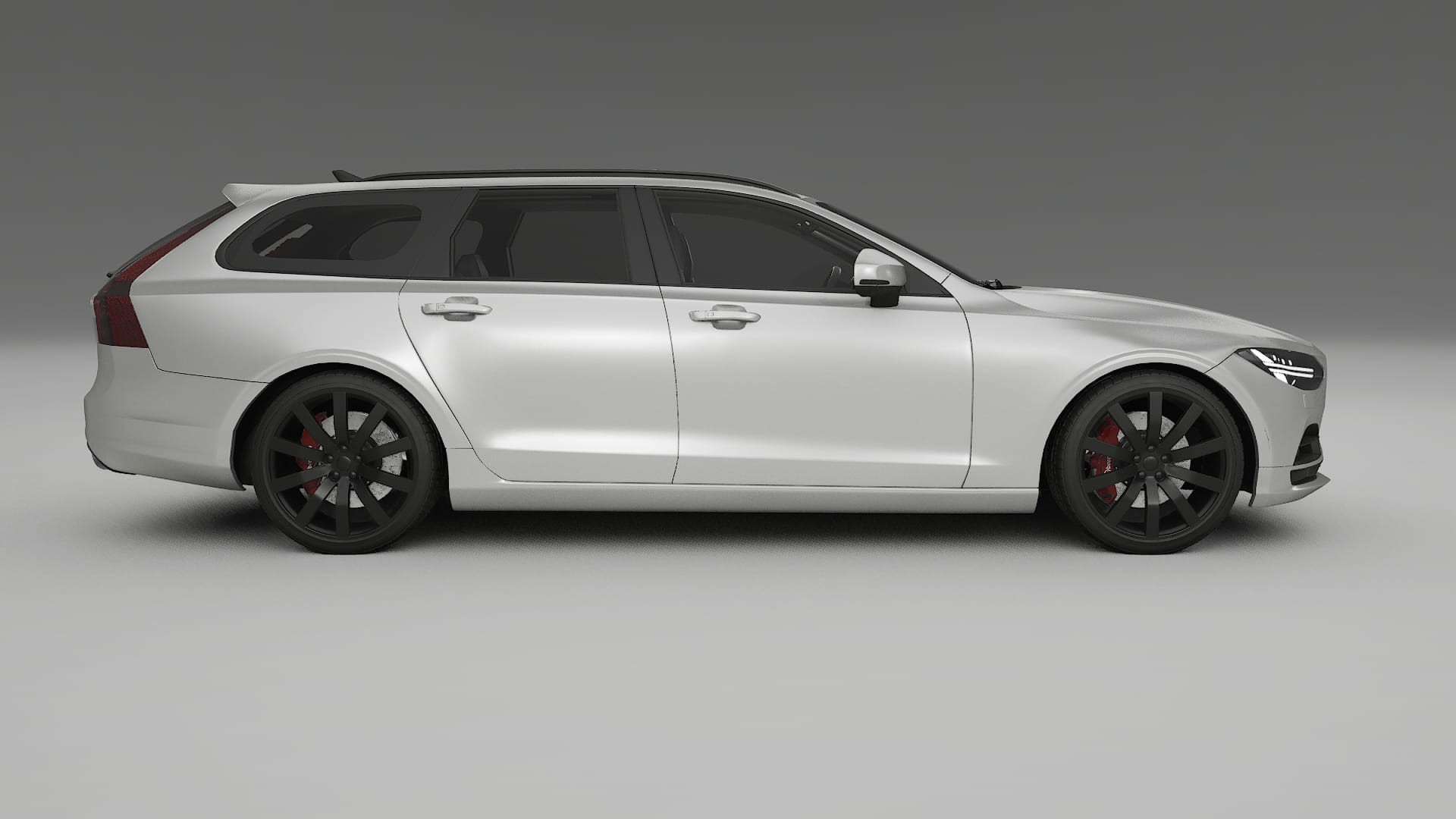 Volvo V90 P5 TPU Lackskyddsfilm | OPAL Färgskiftande PPF – Komplett Förskuret Kit