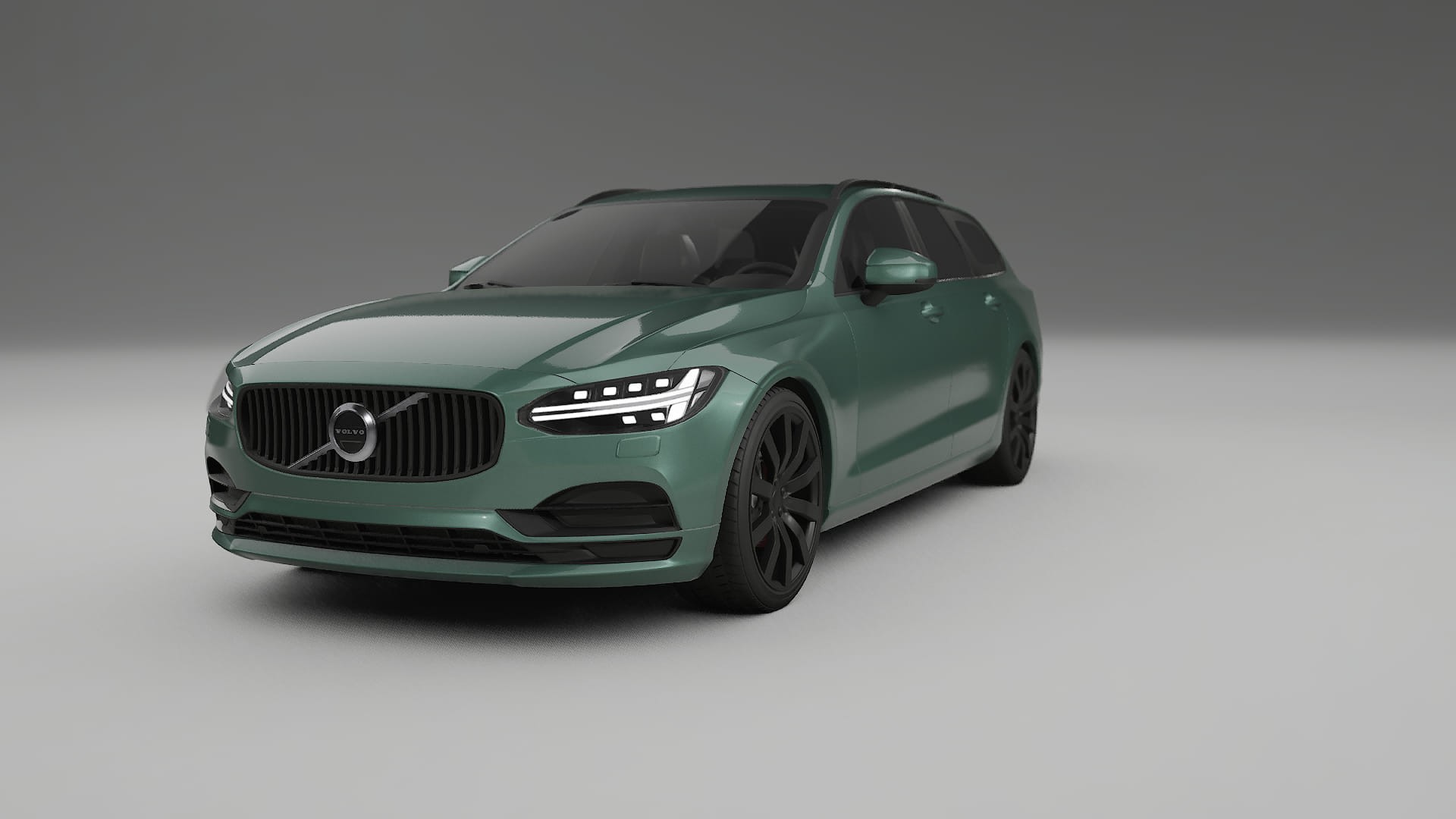 Volvo V90 P5 TPU Lackskyddsfilm | EVERGREEN Färgskiftande PPF – Komplett Förskuret Kit