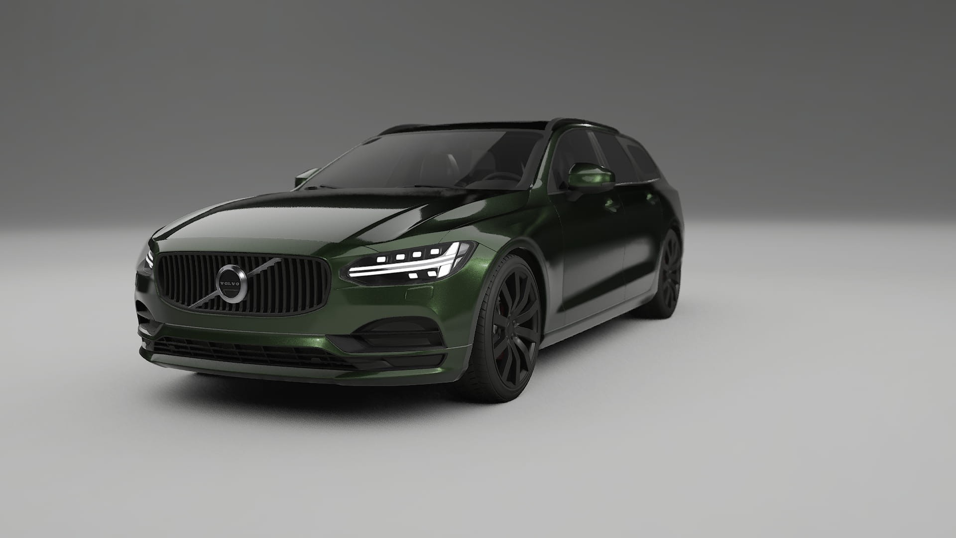 Volvo V90 P5 TPU Lackskyddsfilm | LAGOON Färgskiftande PPF – Komplett Förskuret Kit