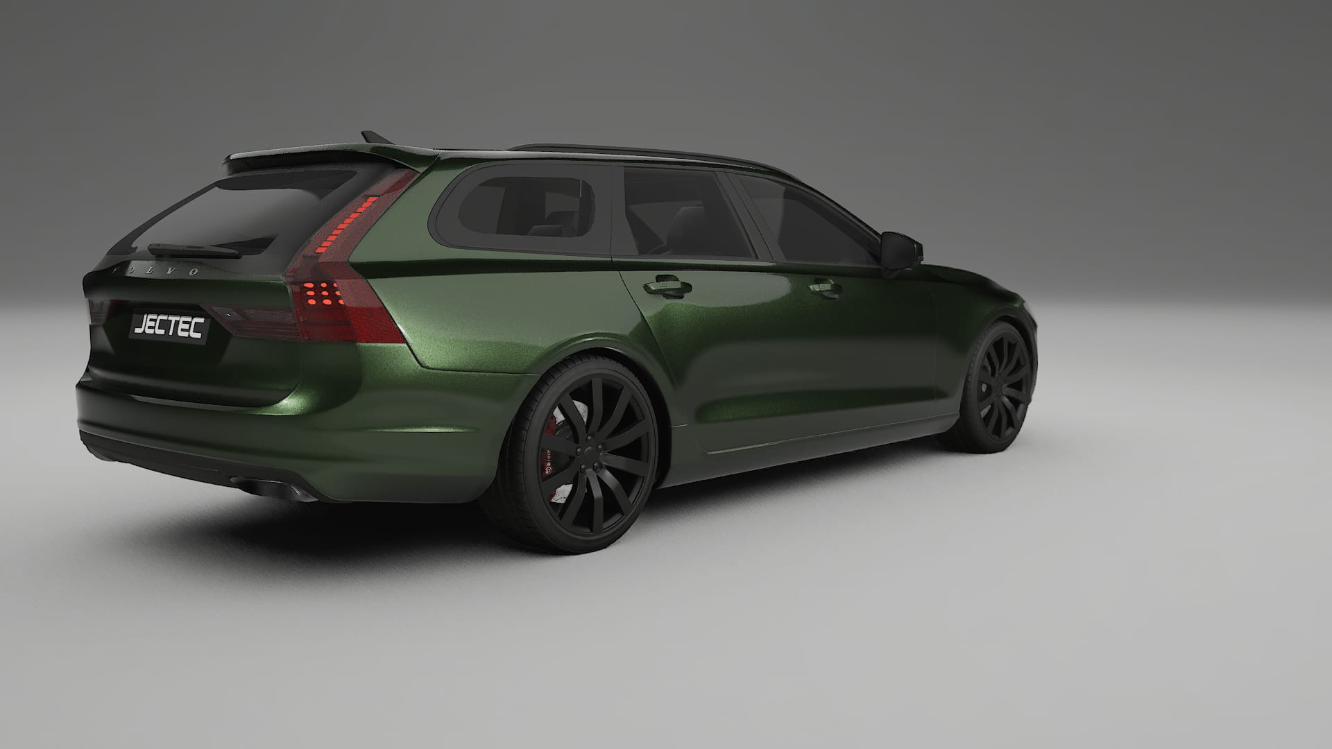 Volvo V90 P5 TPU Lackskyddsfilm | LAGOON Färgskiftande PPF – Komplett Förskuret Kit