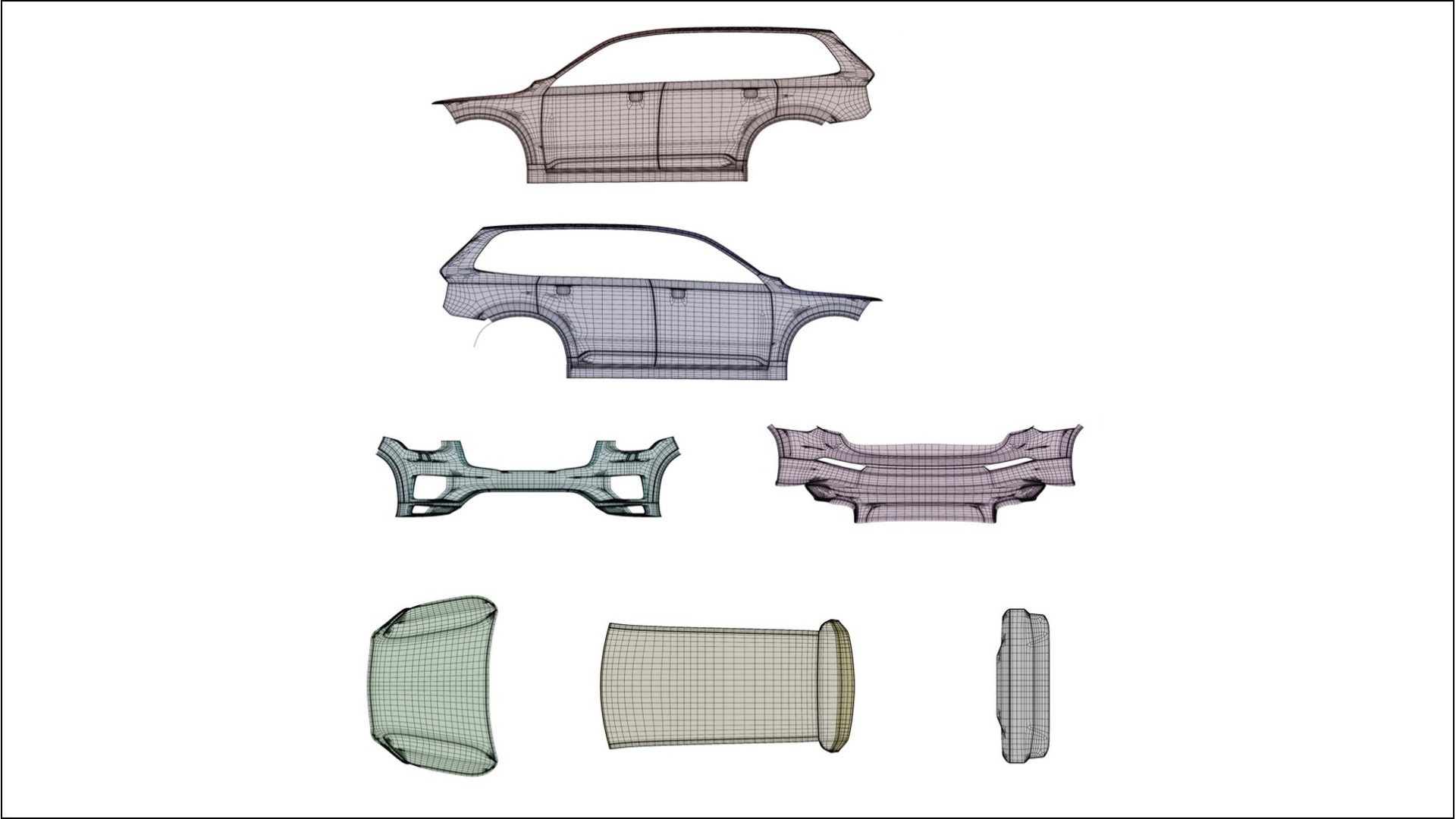 Volvo XC90 SPA TPU Lackskyddsfilm | ROCKET Färgskiftande PPF – Komplett Förskuret Kit 2