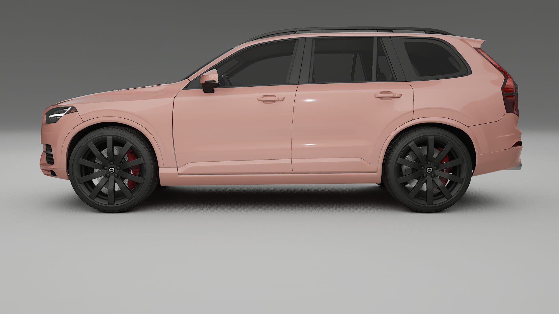 Volvo XC90 SPA TPU Lackskyddsfilm | BLUSH Färgskiftande PPF – Komplett Förskuret Kit