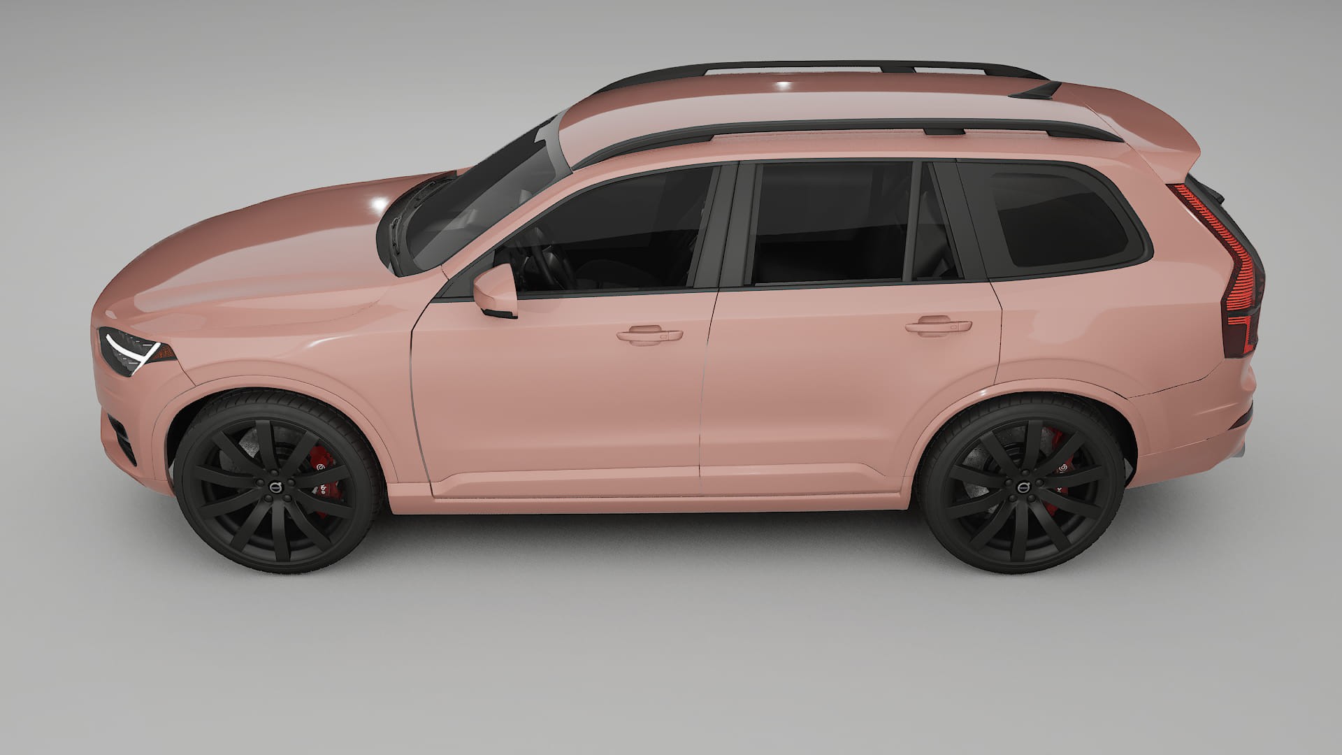 Volvo XC90 SPA TPU Lackskyddsfilm | BLUSH Färgskiftande PPF – Komplett Förskuret Kit
