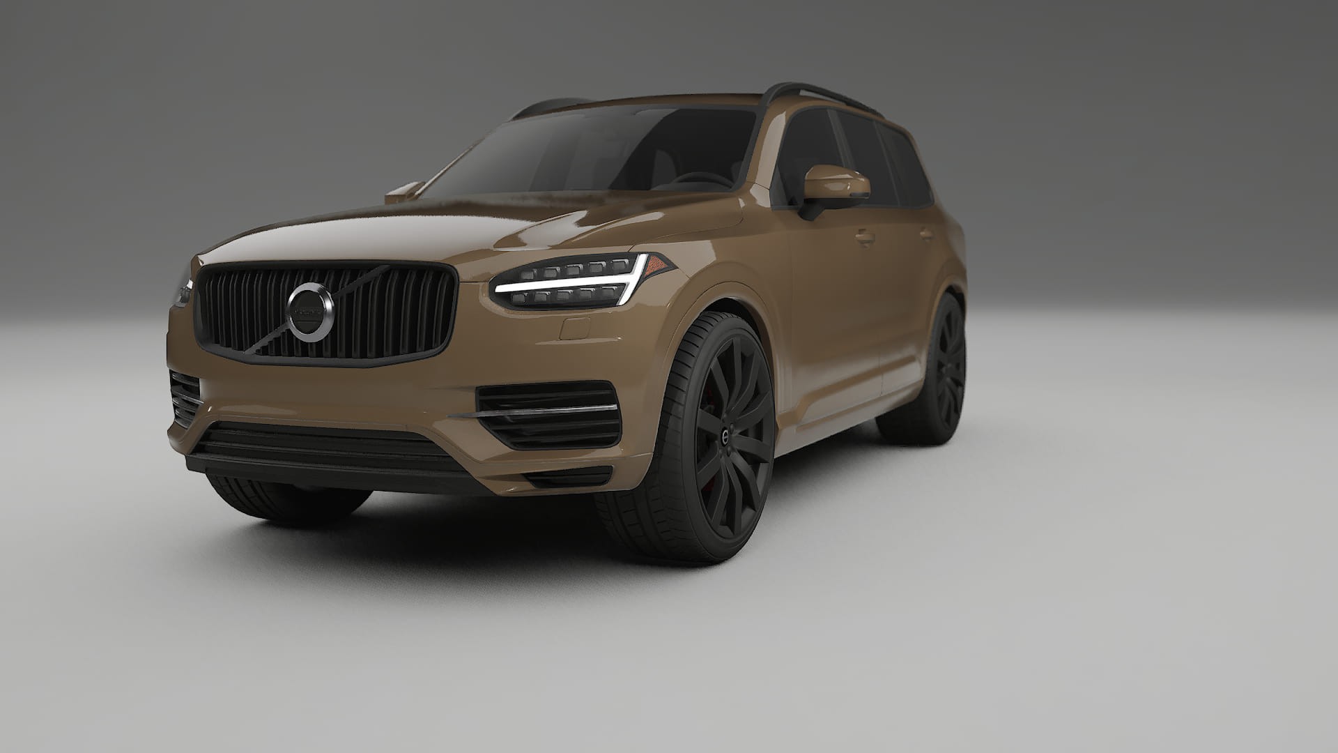 Volvo XC90 SPA TPU Lackskyddsfilm | SAHARA Färgskiftande PPF – Komplett Förskuret Kit