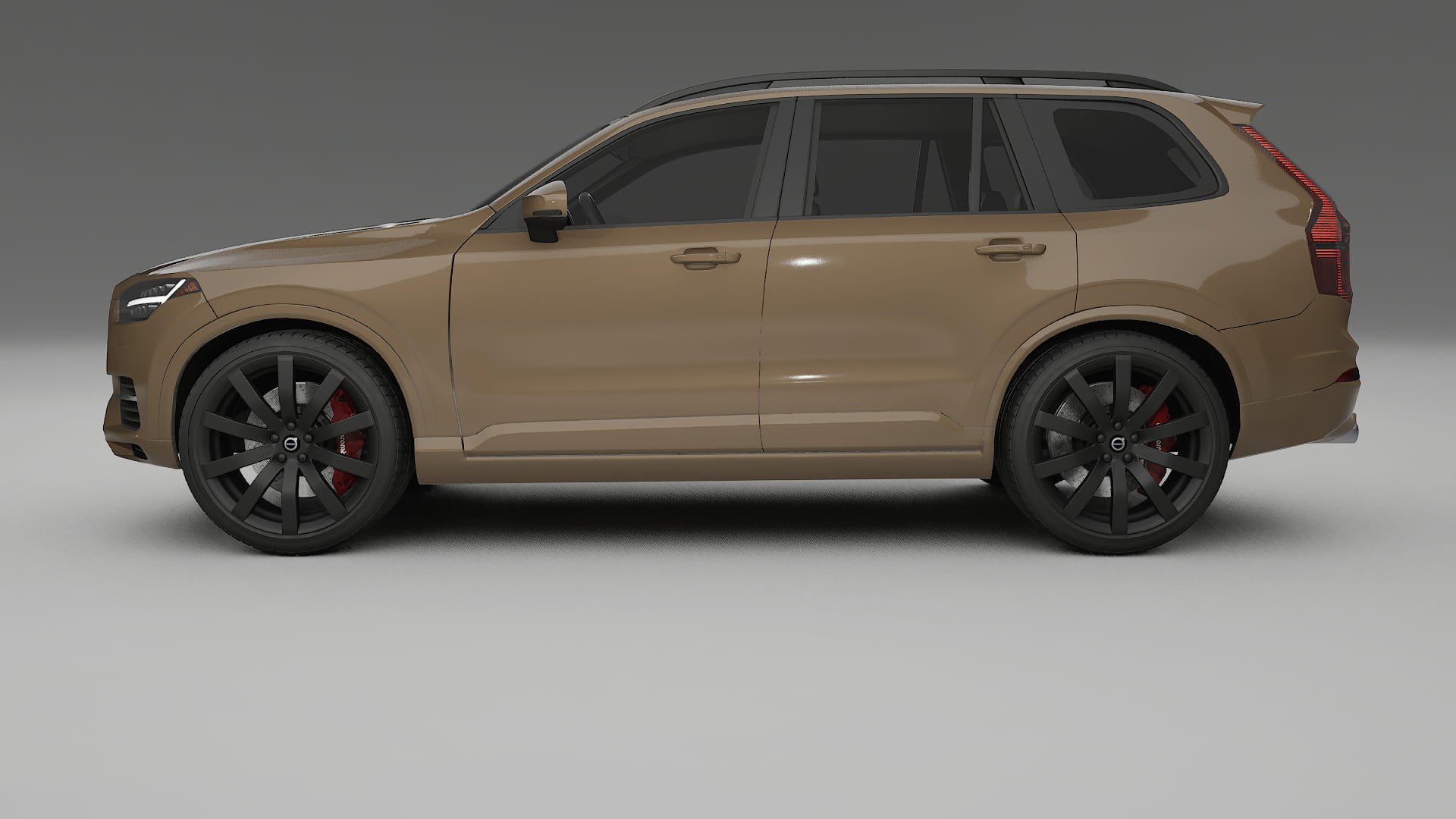 Volvo XC90 SPA TPU Lackskyddsfilm | SAHARA Färgskiftande PPF – Komplett Förskuret Kit