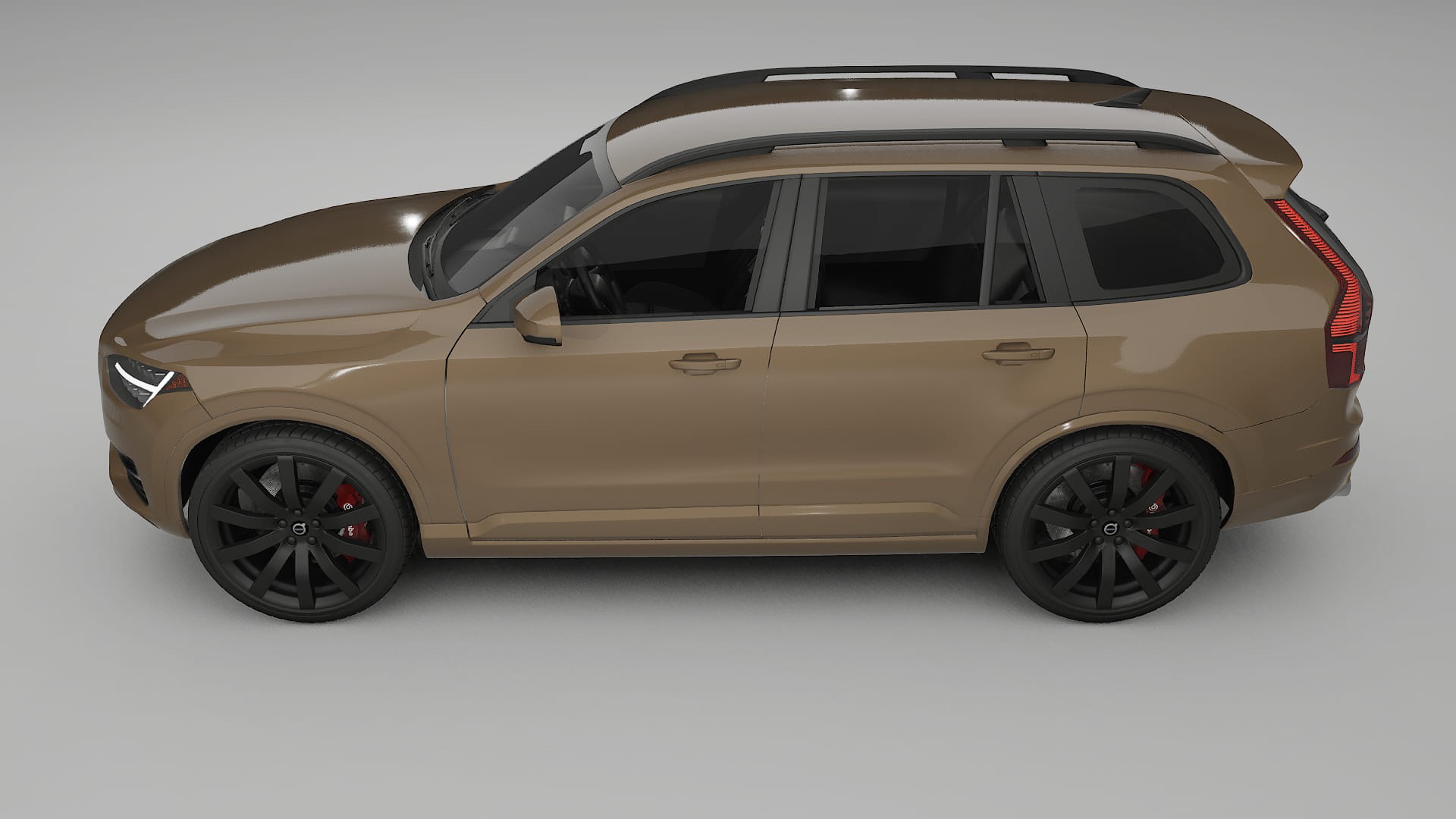 Volvo XC90 SPA TPU Lackskyddsfilm | SAHARA Färgskiftande PPF – Komplett Förskuret Kit