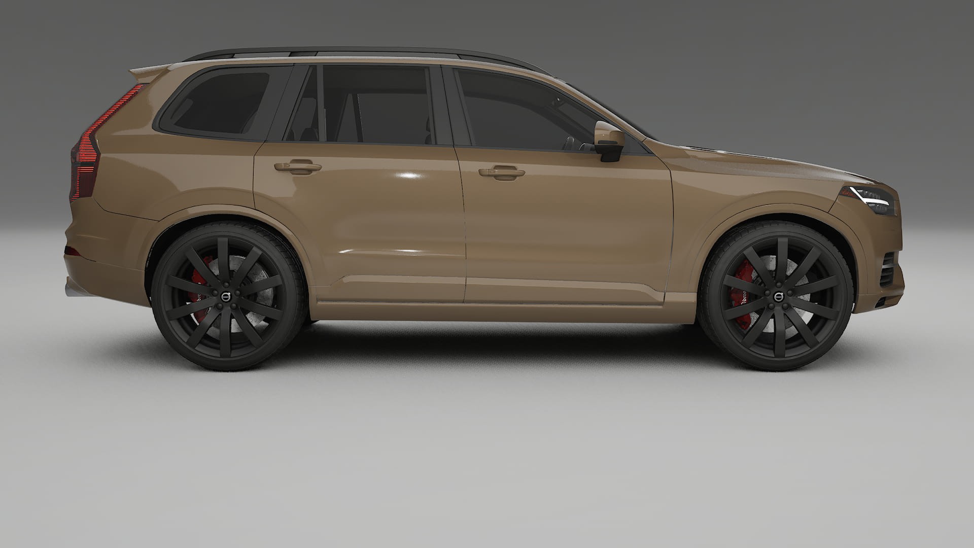 Volvo XC90 SPA TPU Lackskyddsfilm | SAHARA Färgskiftande PPF – Komplett Förskuret Kit