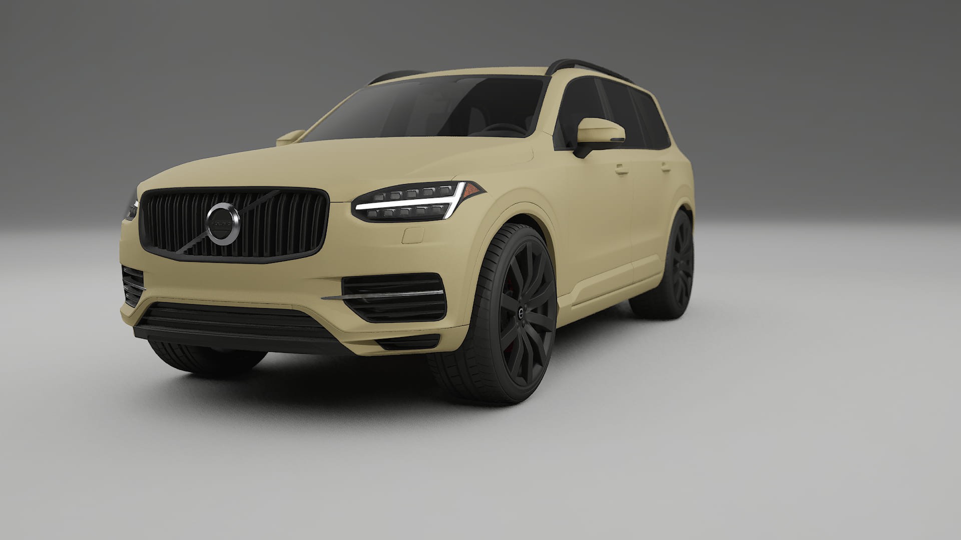 Volvo XC90 SPA TPU Lackskyddsfilm | SAND Färgskiftande PPF – Komplett Förskuret Kit