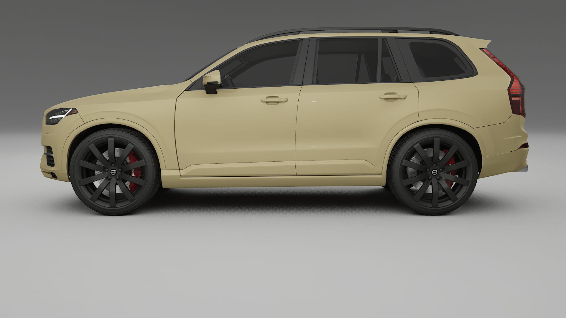 Volvo XC90 SPA TPU Lackskyddsfilm | SAND Färgskiftande PPF – Komplett Förskuret Kit