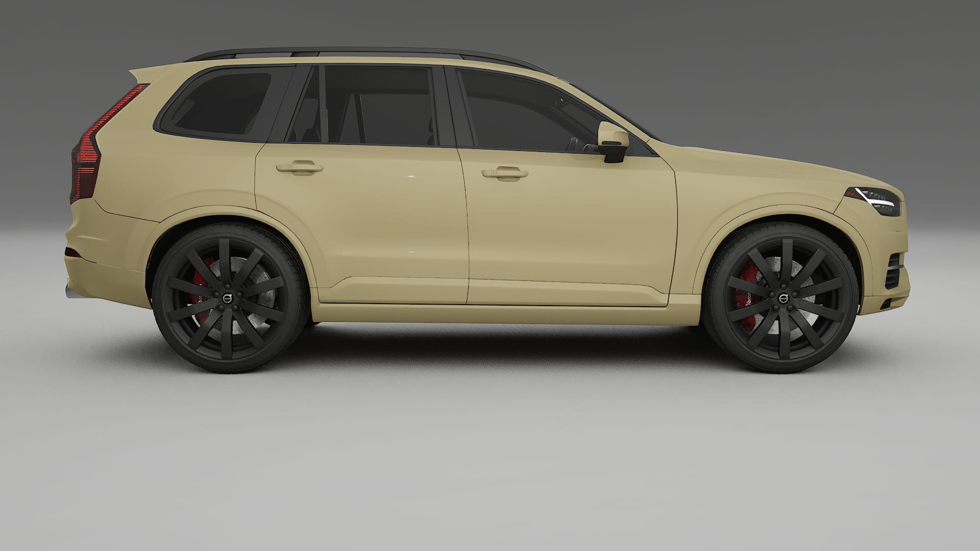 Volvo XC90 SPA TPU Lackskyddsfilm | SAND Färgskiftande PPF – Komplett Förskuret Kit