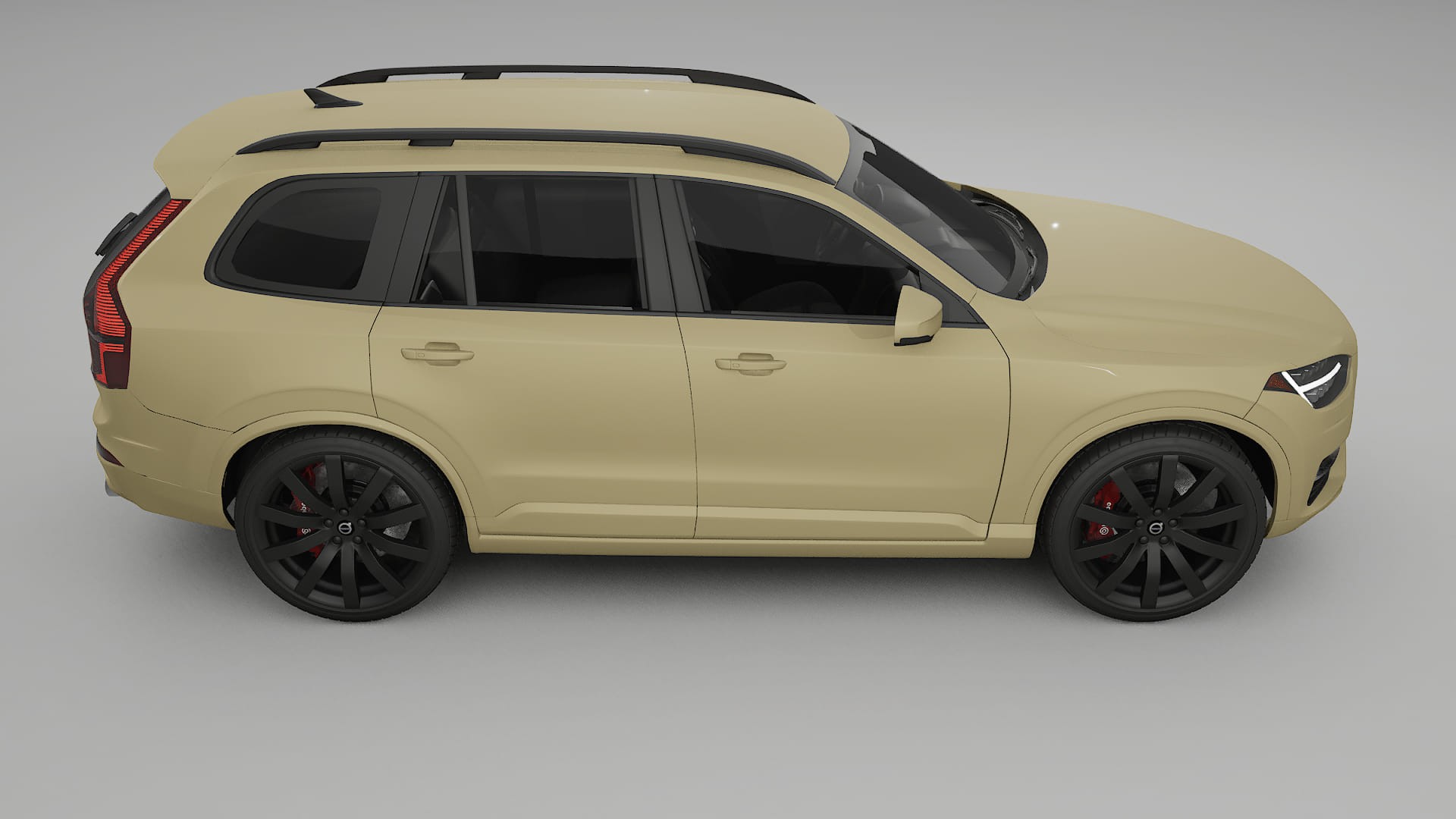 Volvo XC90 SPA TPU Lackskyddsfilm | SAND Färgskiftande PPF – Komplett Förskuret Kit