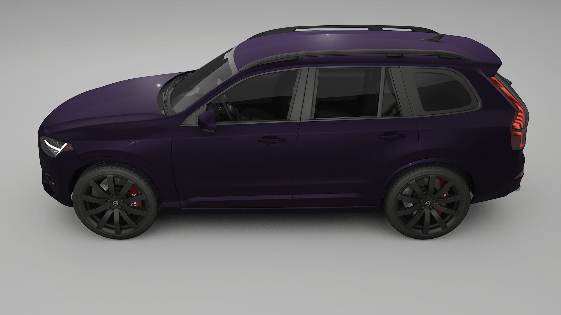 Volvo XC90 SPA TPU Lackskyddsfilm | VIOLET Färgskiftande PPF – Komplett Förskuret Kit